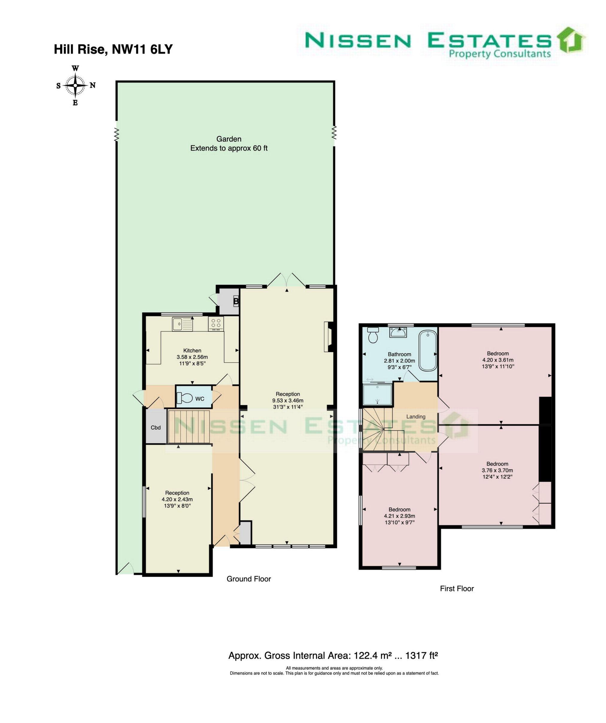 33, Hill Rise, London floorplan