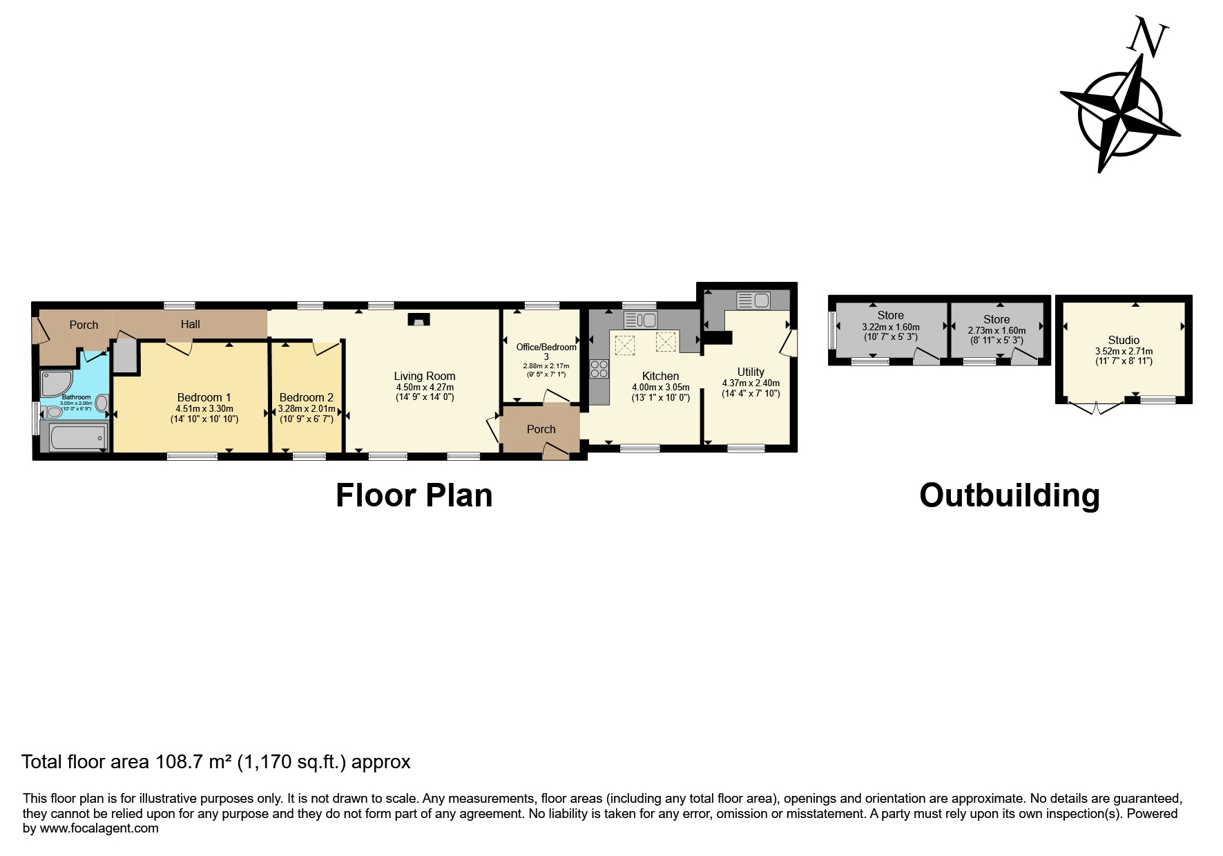 Old Stables, Lapford, Crediton floorplan