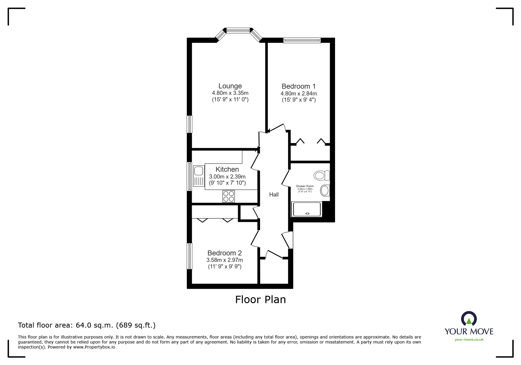 18 Little Bicton Court,, Little Bicton Place, Devon floorplan