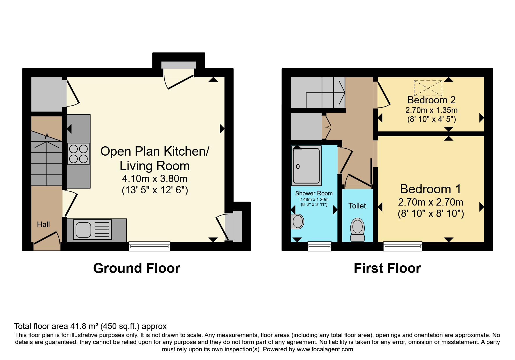 16, Dove Street, Cornwall floorplan