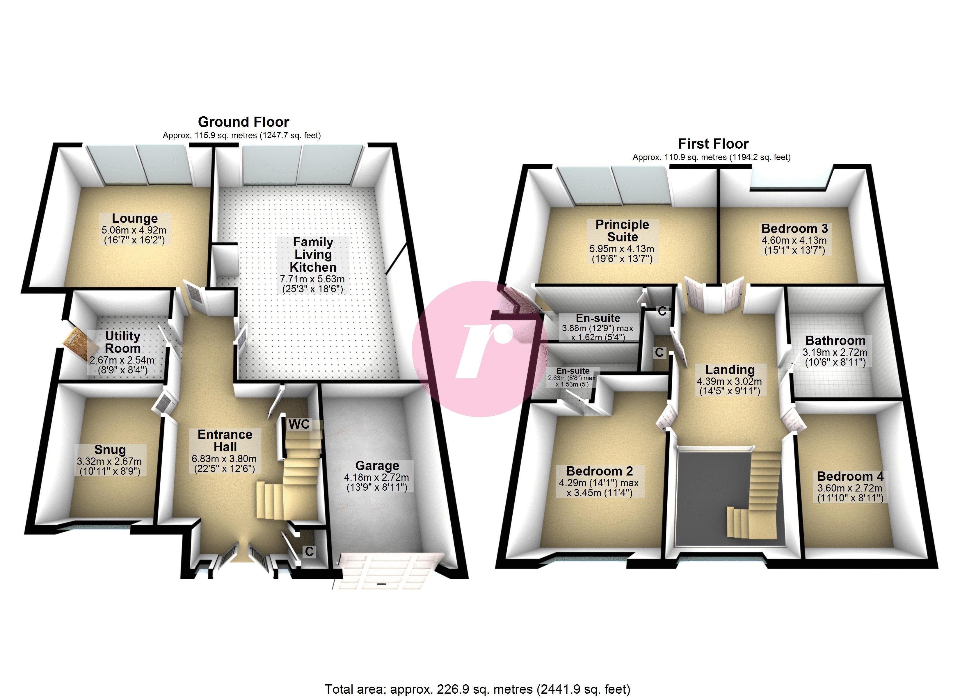 33, Hutchinson Road, Rochdale floorplan