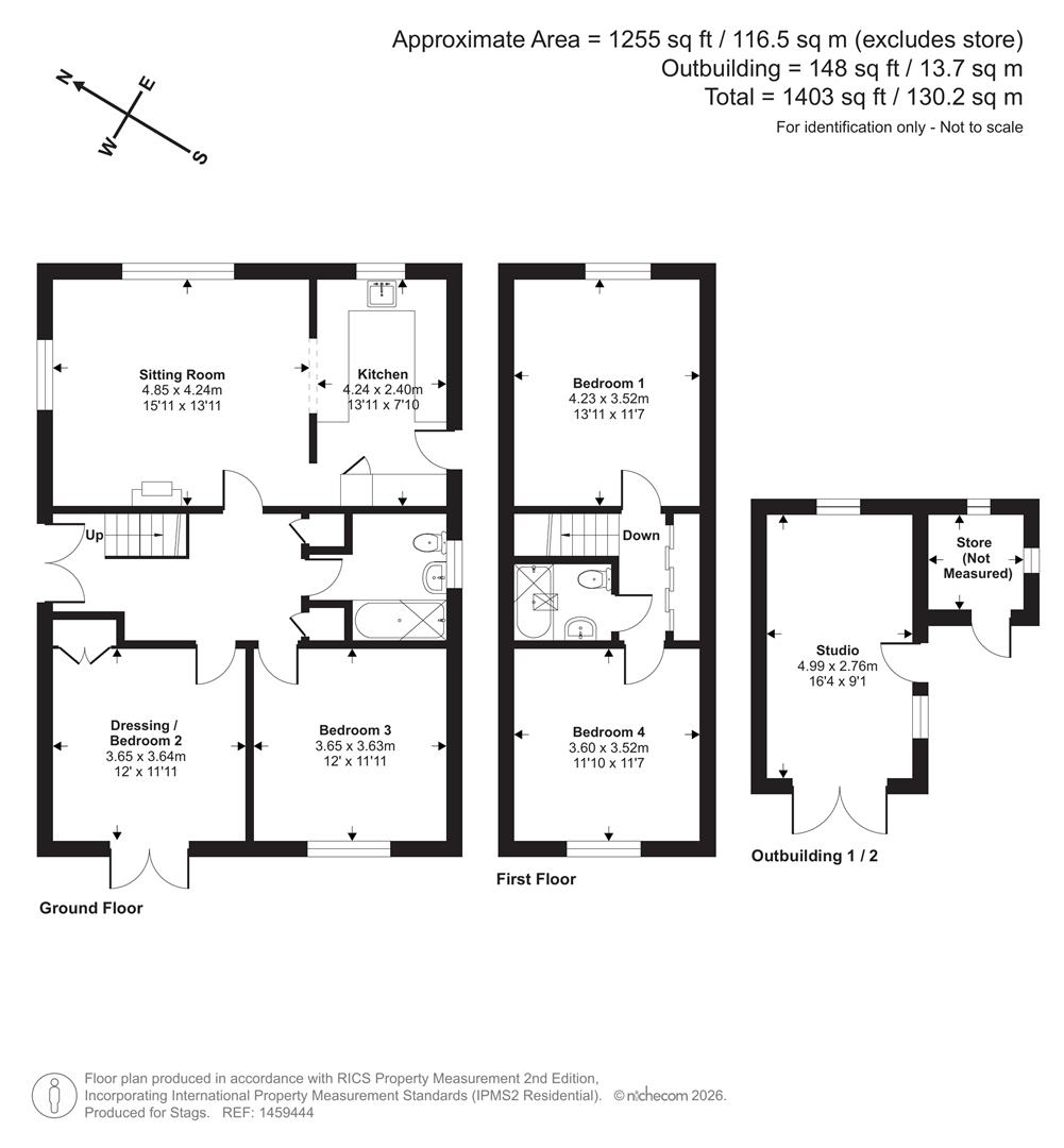Stone Cottage, Greenhayes, Bridport floorplan