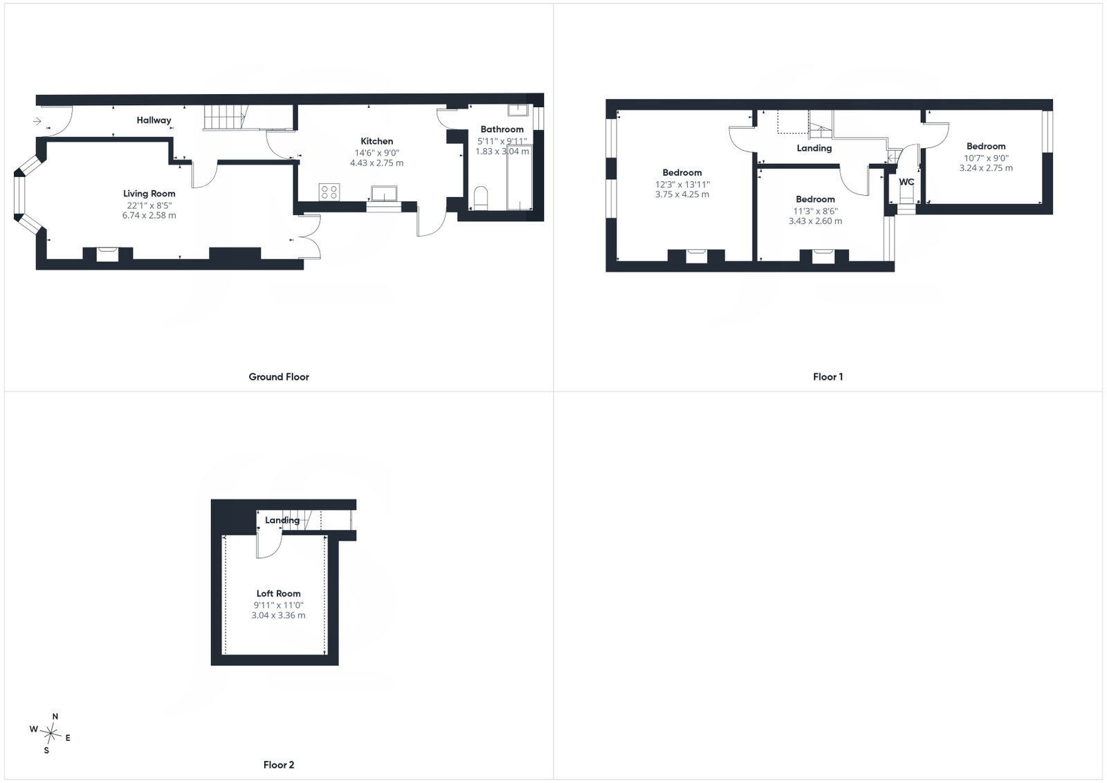 6, Stanley Road, Worthing floorplan