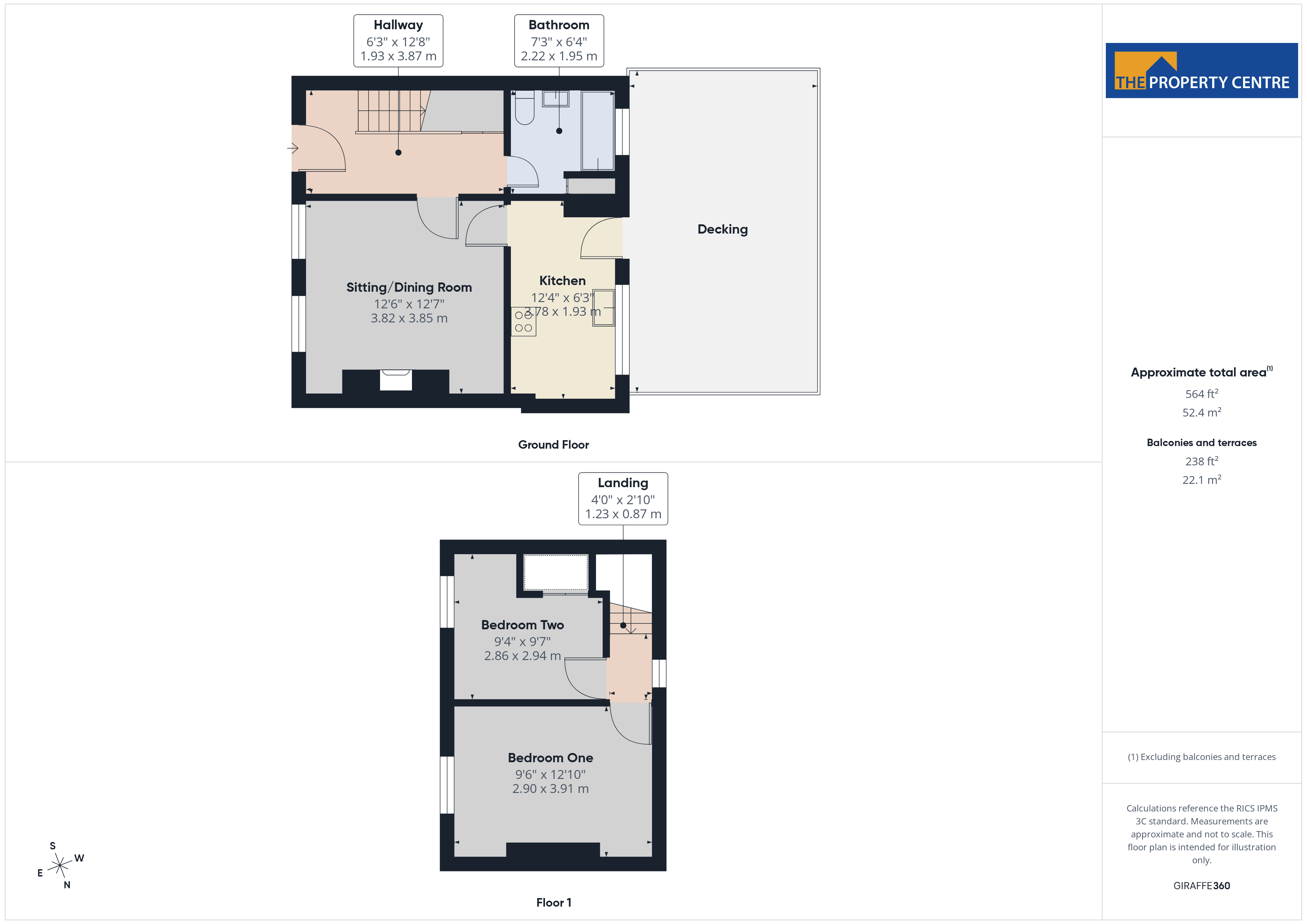 1 Arle End Cottages,, Village Road, Gloucestershire floorplan