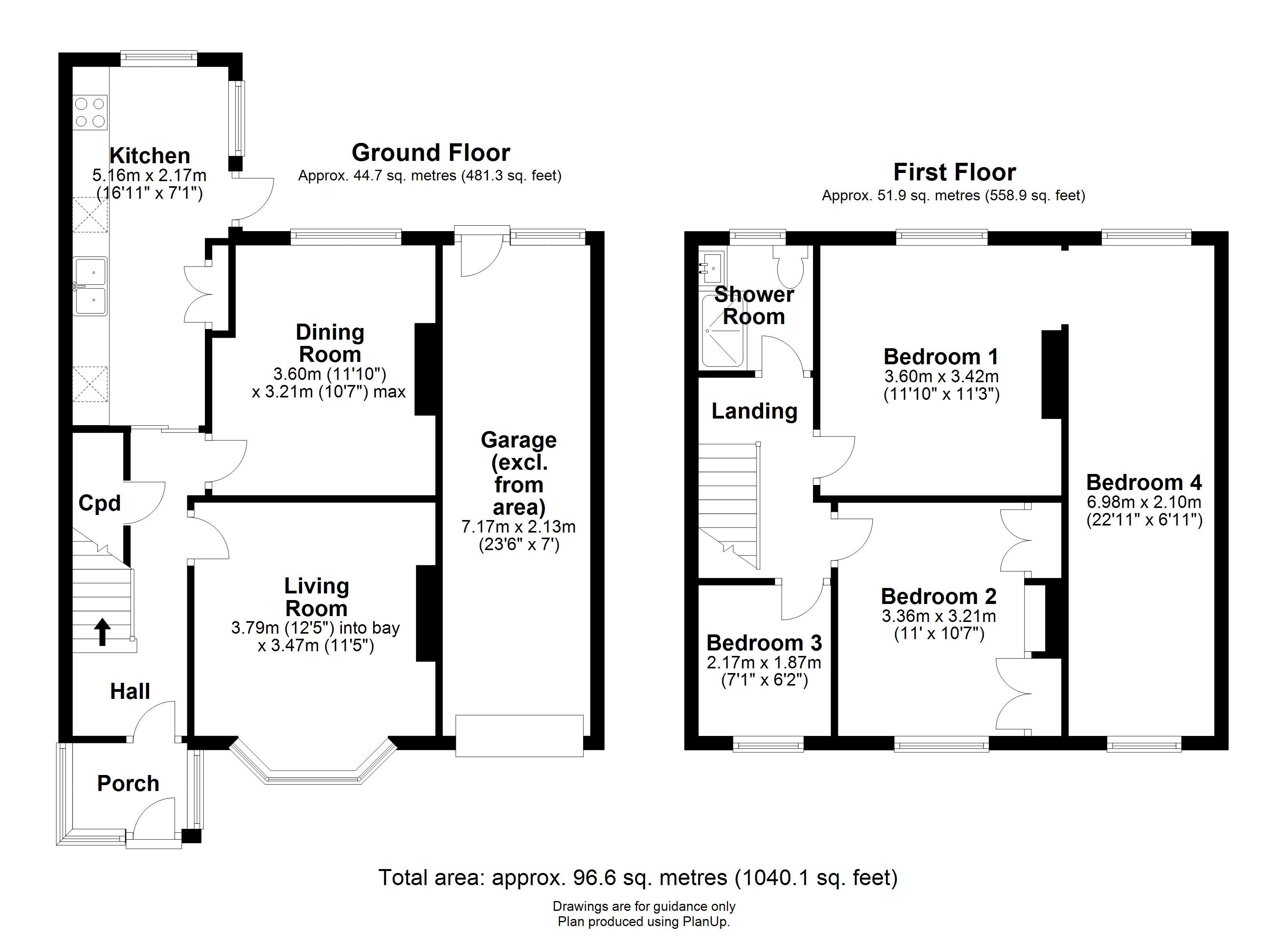 55, Natal Road, Cambridge floorplan