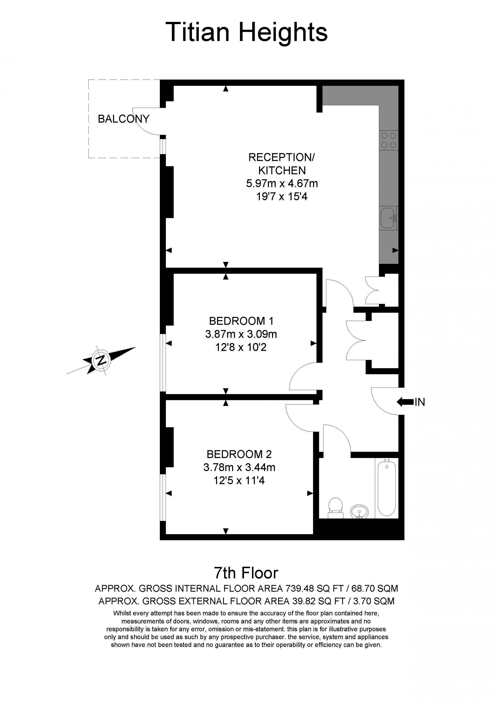 2 Bedrooms Flat for sale in Scarlet Close, London E20