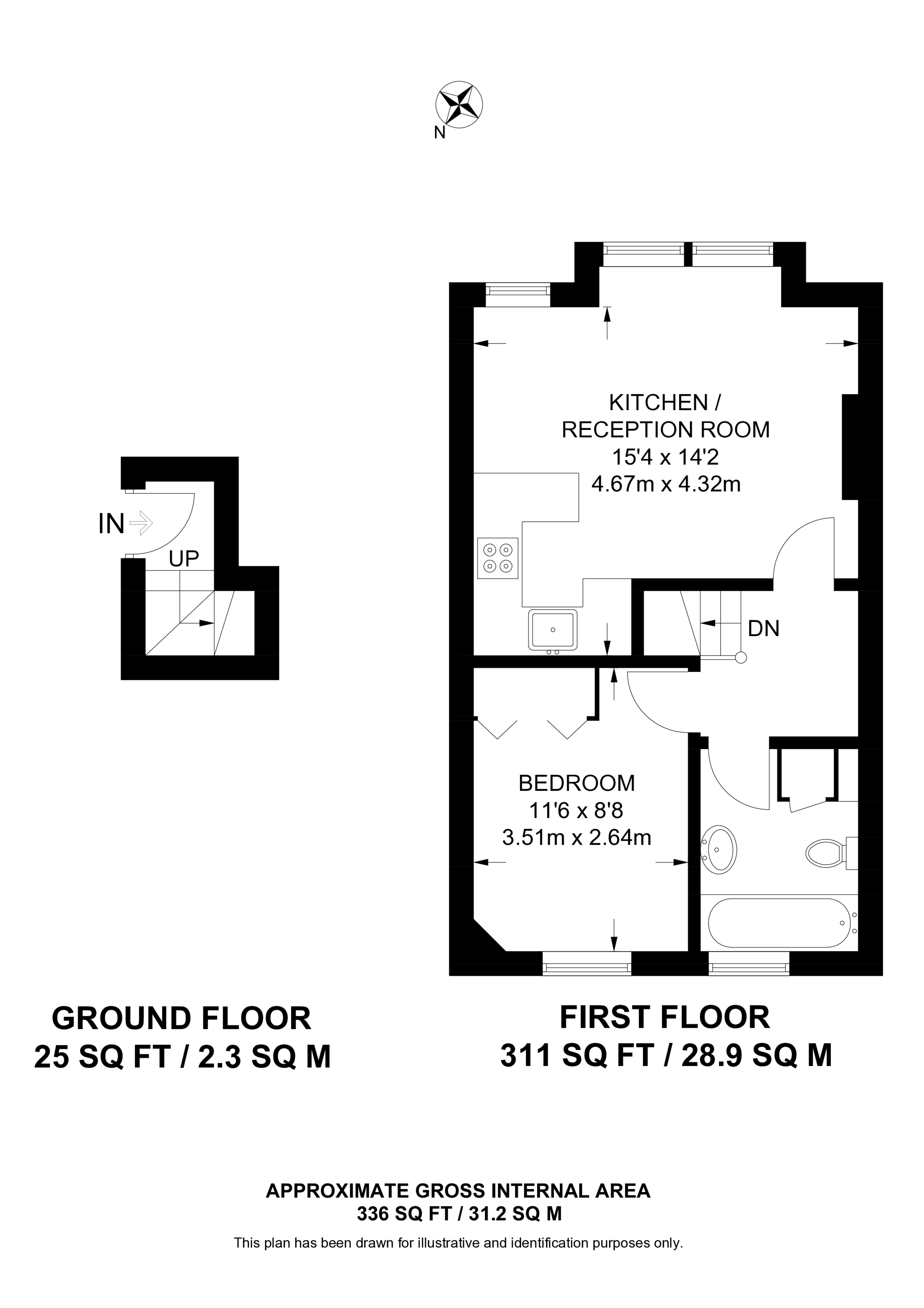 Tennyson Road, Wimbledon floorplan