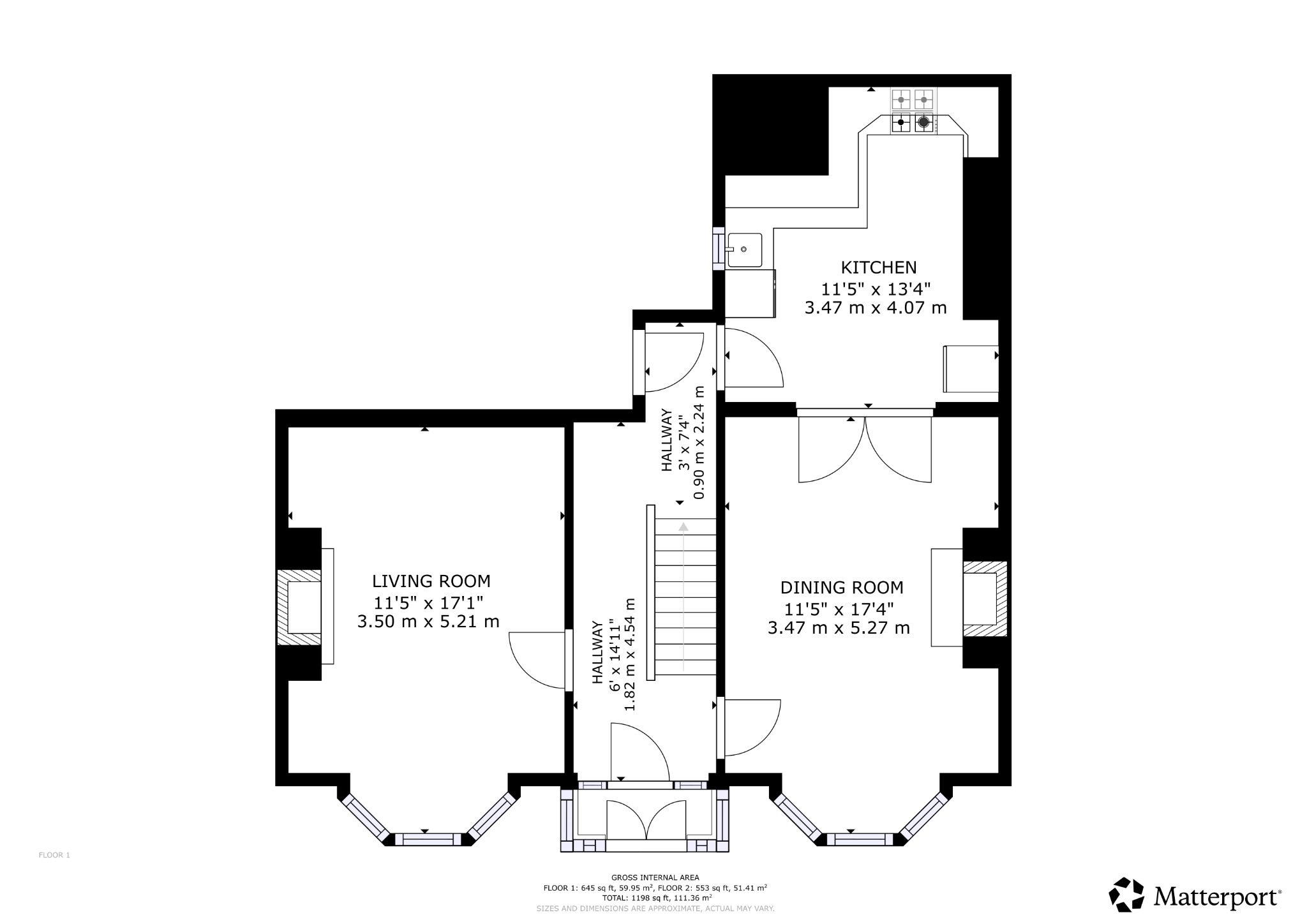 16 Bolingbroke Street, South Shields, Tyne And Wear floorplan