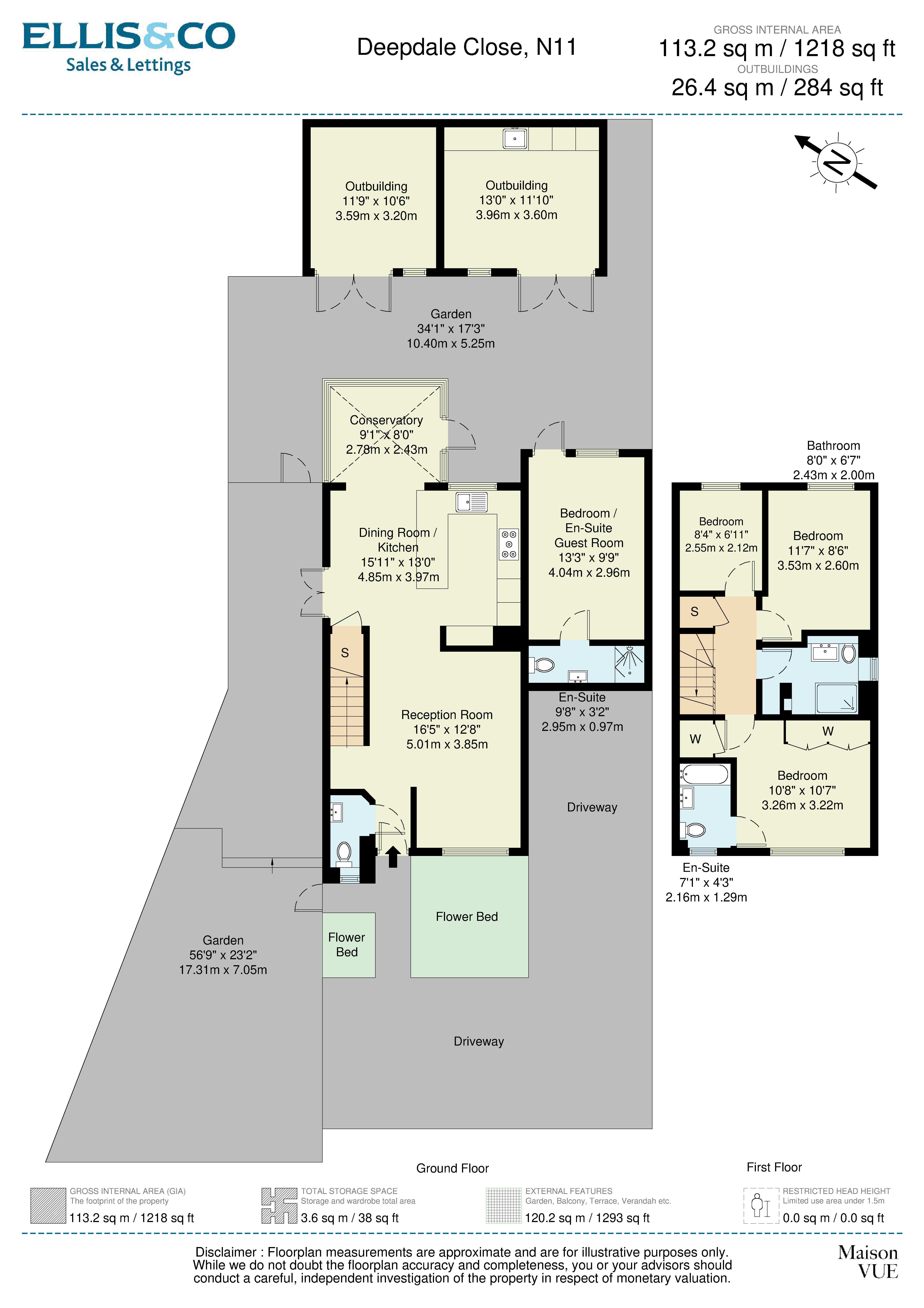 9, Deepdale Close, London floorplan