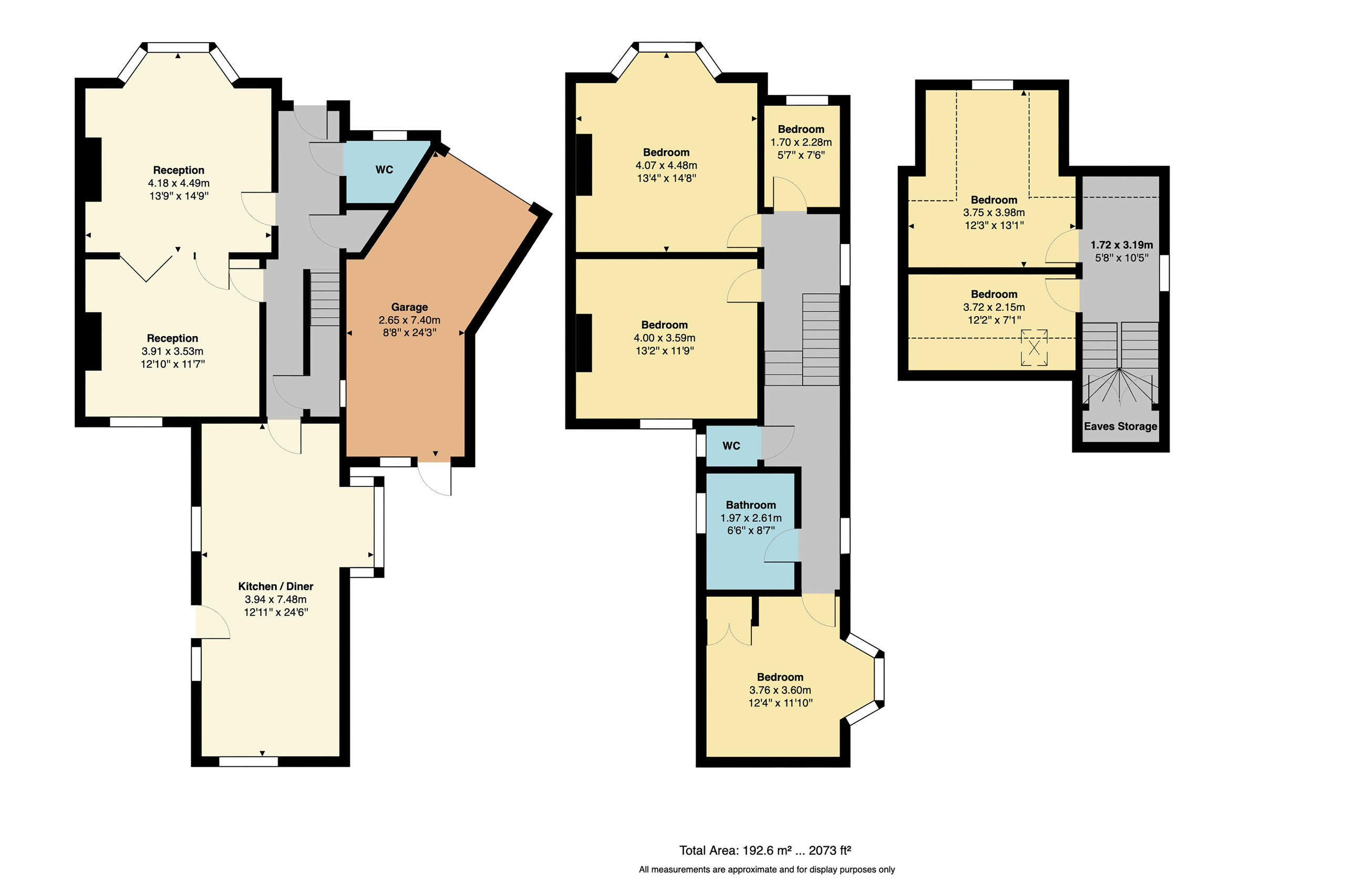 Villa Rougier, 47 South Road, Herne Bay floorplan