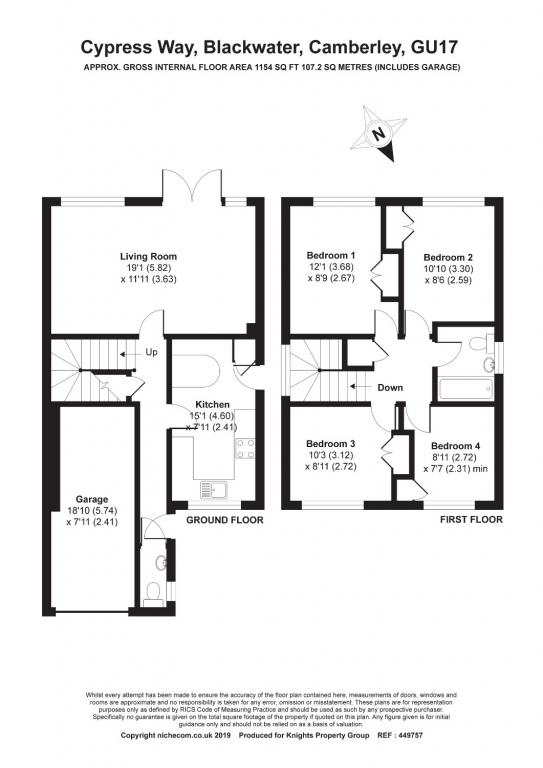 4 Bedrooms Detached house to rent in Blackwater, Camberley GU17