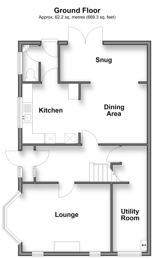 Upper Swaines, Epping floorplan