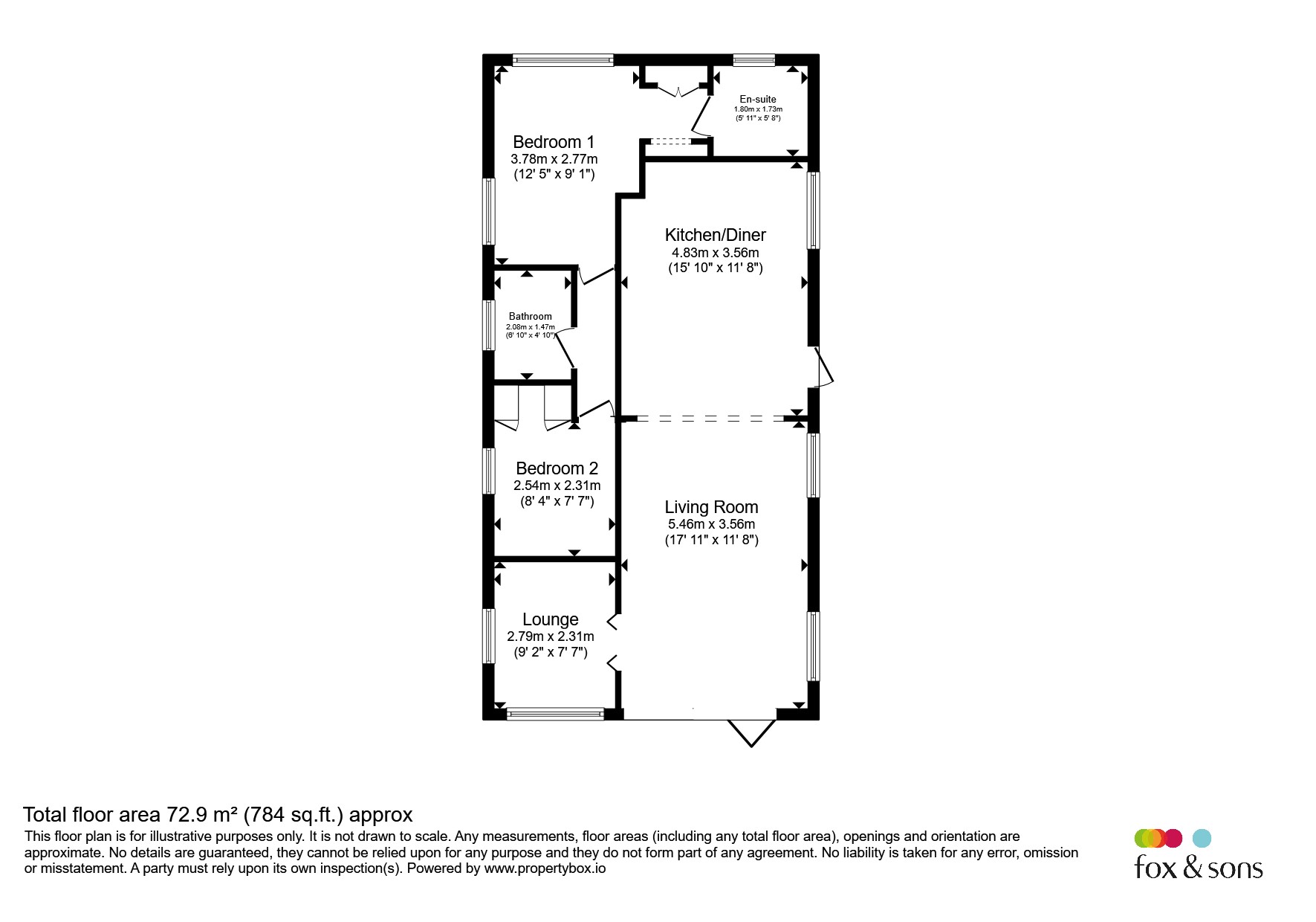 ., 22, Underhill Park, Tiverton floorplan