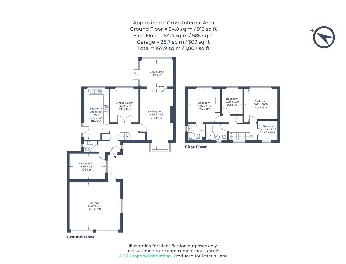 11, Richmond Close, St Neots floorplan