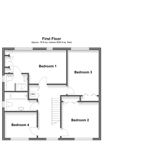 Webster Way Hawkinge, Folkestone floorplan