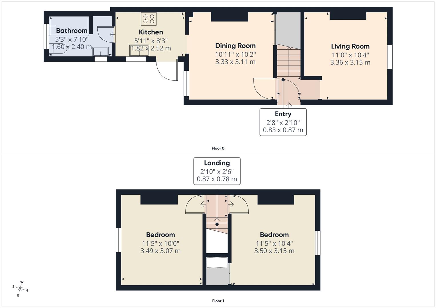 48, Upland Road, South Croydon floorplan