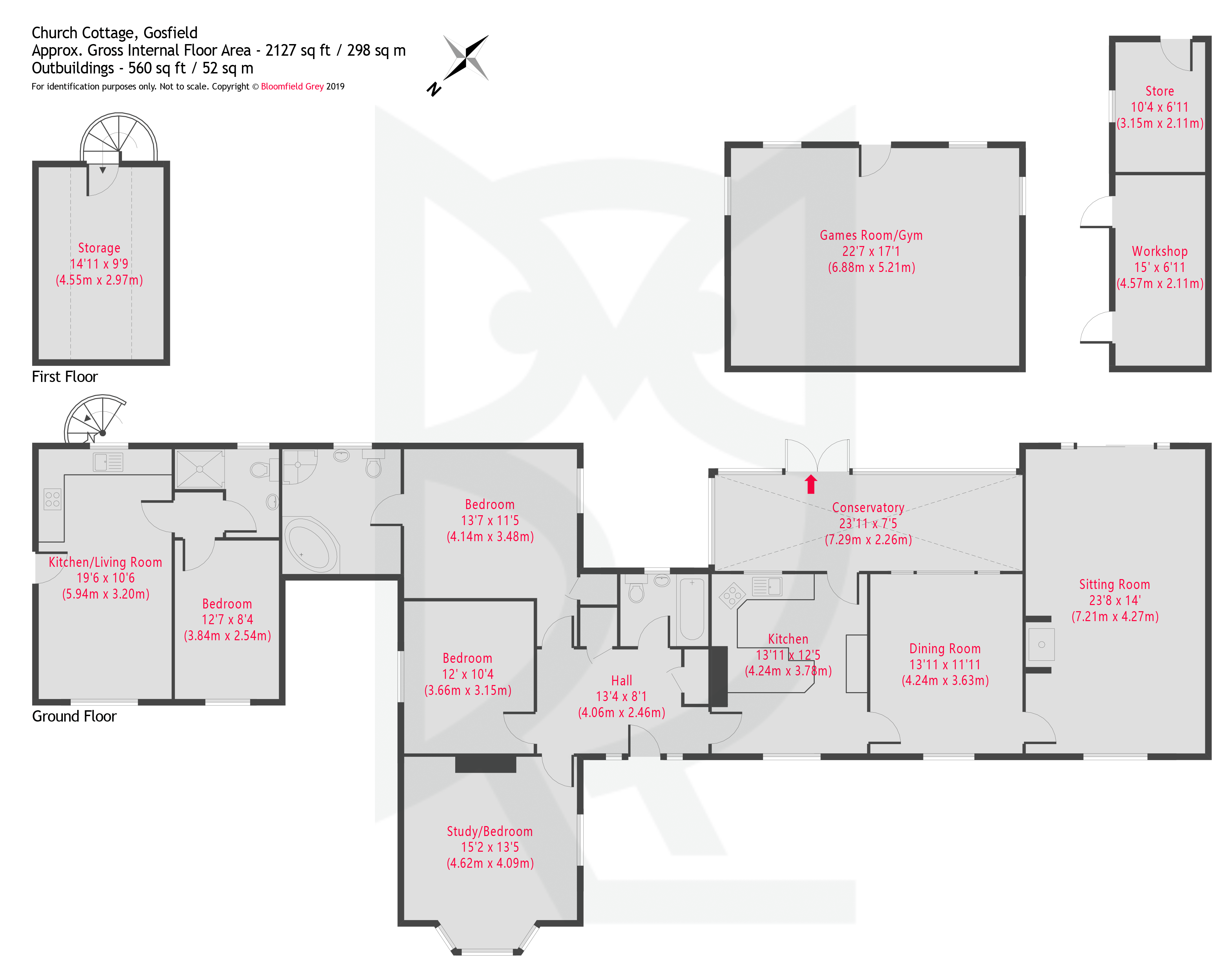 Church Road, Gosfield, Halstead, Essex CO9, 4 bedroom detached bungalow
