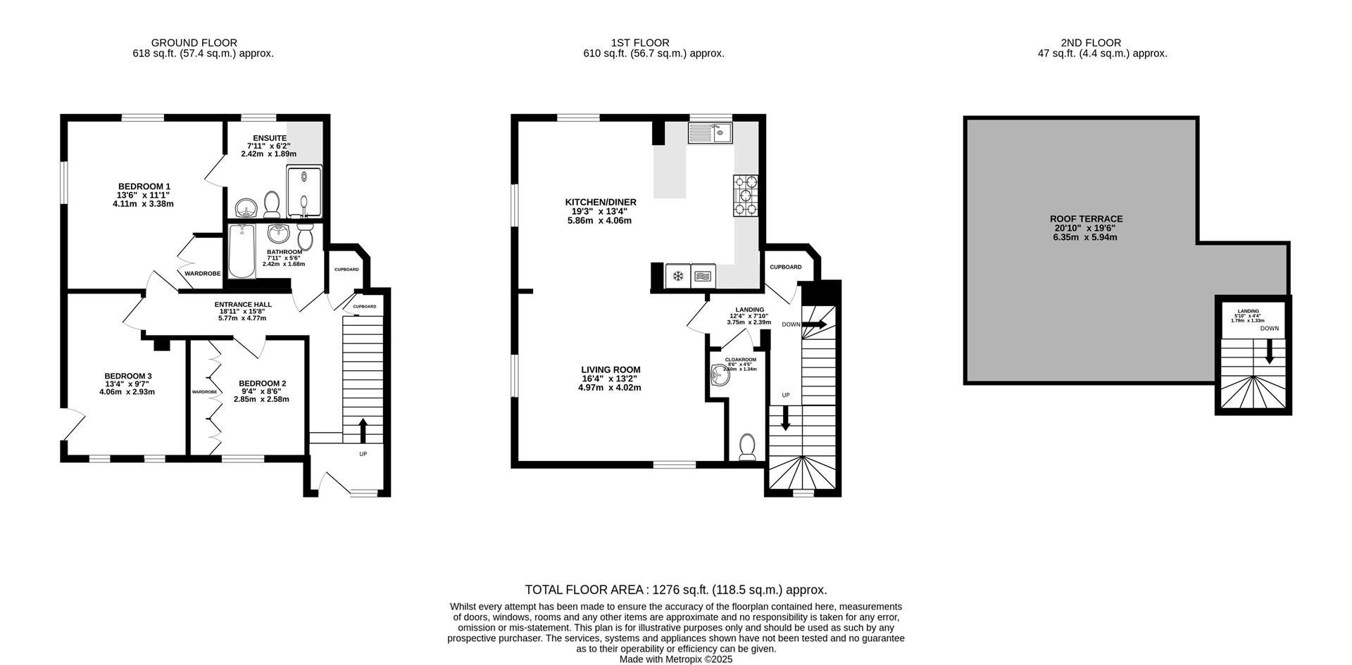 35, John Martin Gardens, Standish floorplan