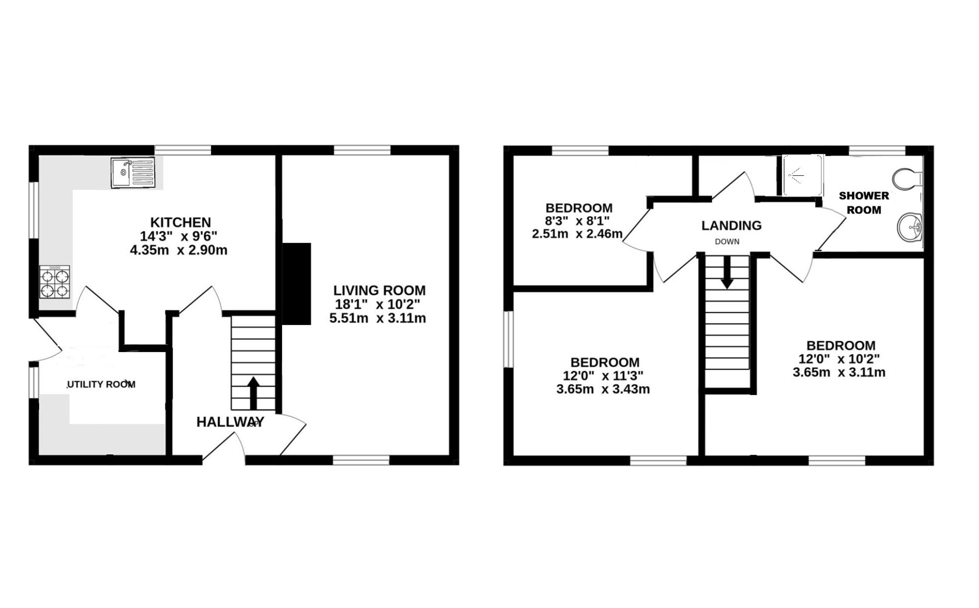 5, Hayes Road, Nottingham floorplan