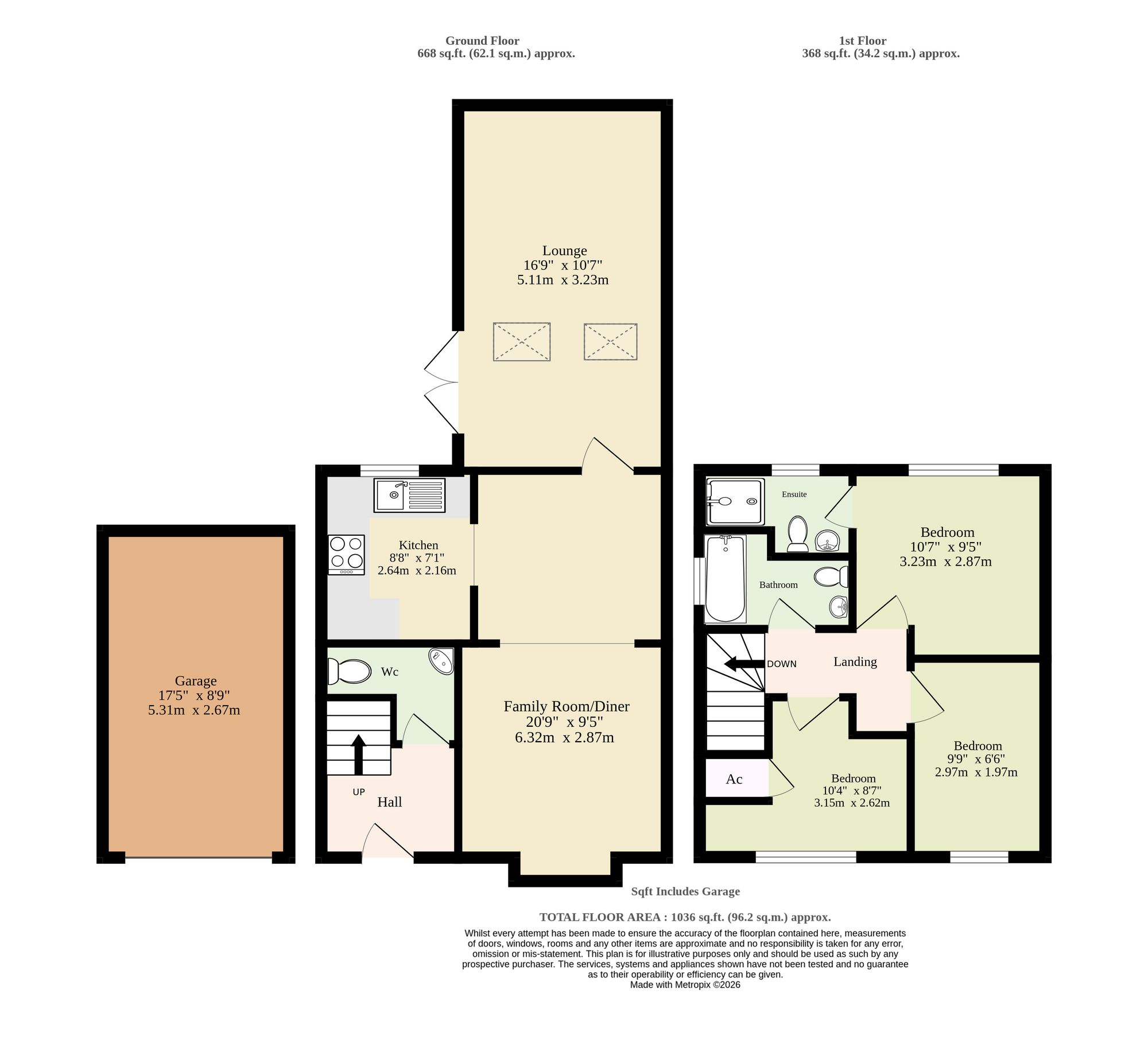 17 Newcastle Close, Norwich floorplan