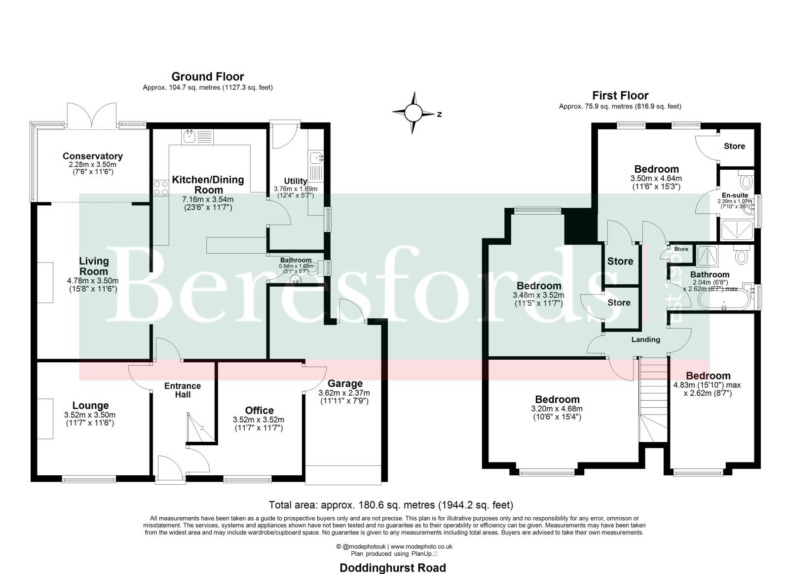 Greenoaks,, Parkwood, Doddinghurst floorplan