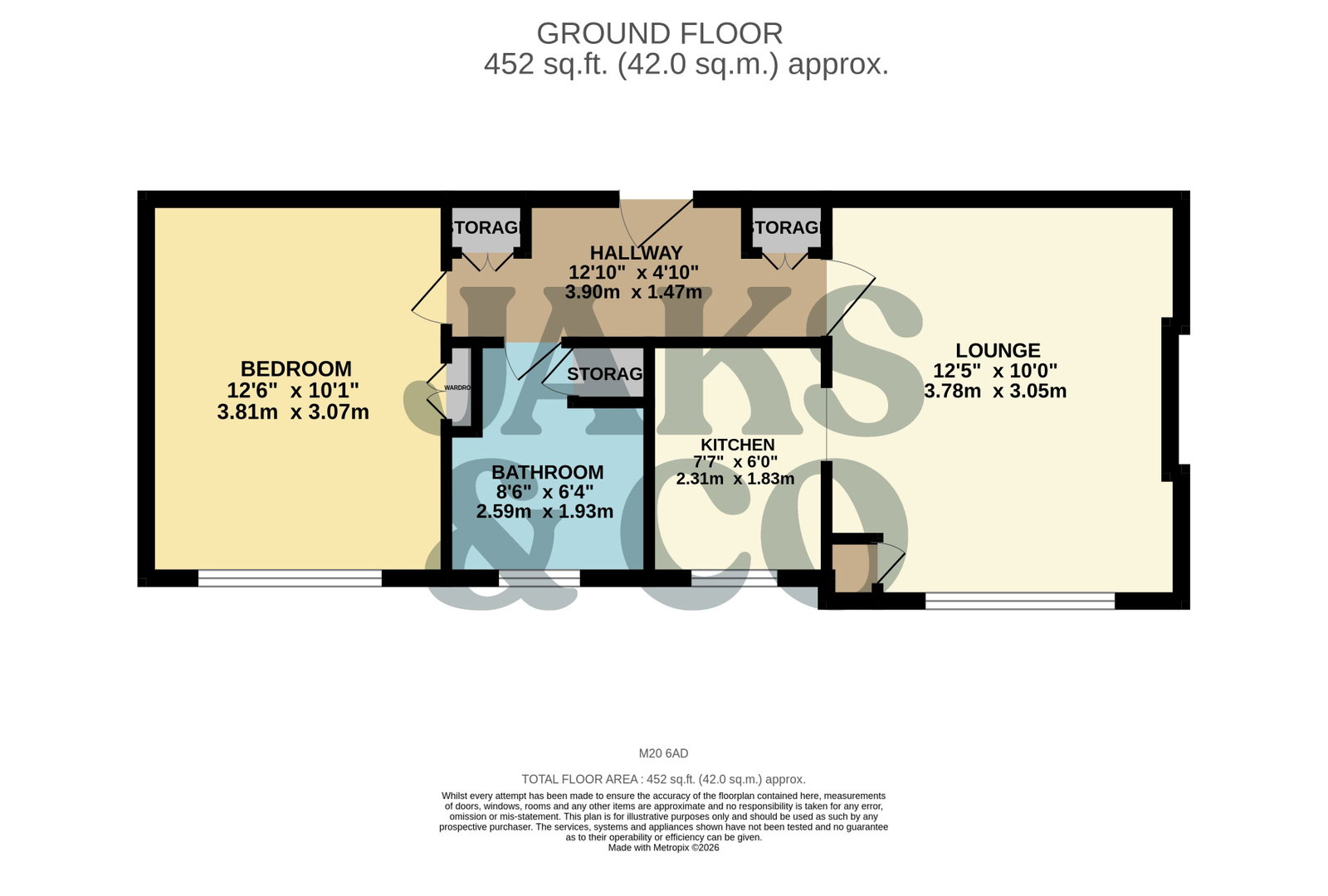 Didsbury Court,Flat 2, Wilmslow Road, Manchester floorplan