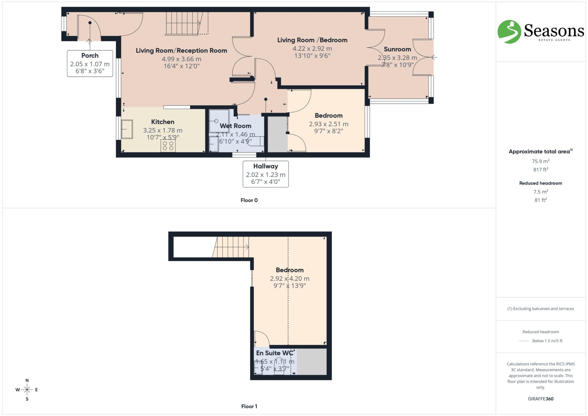 18, Rame View, Looe floorplan