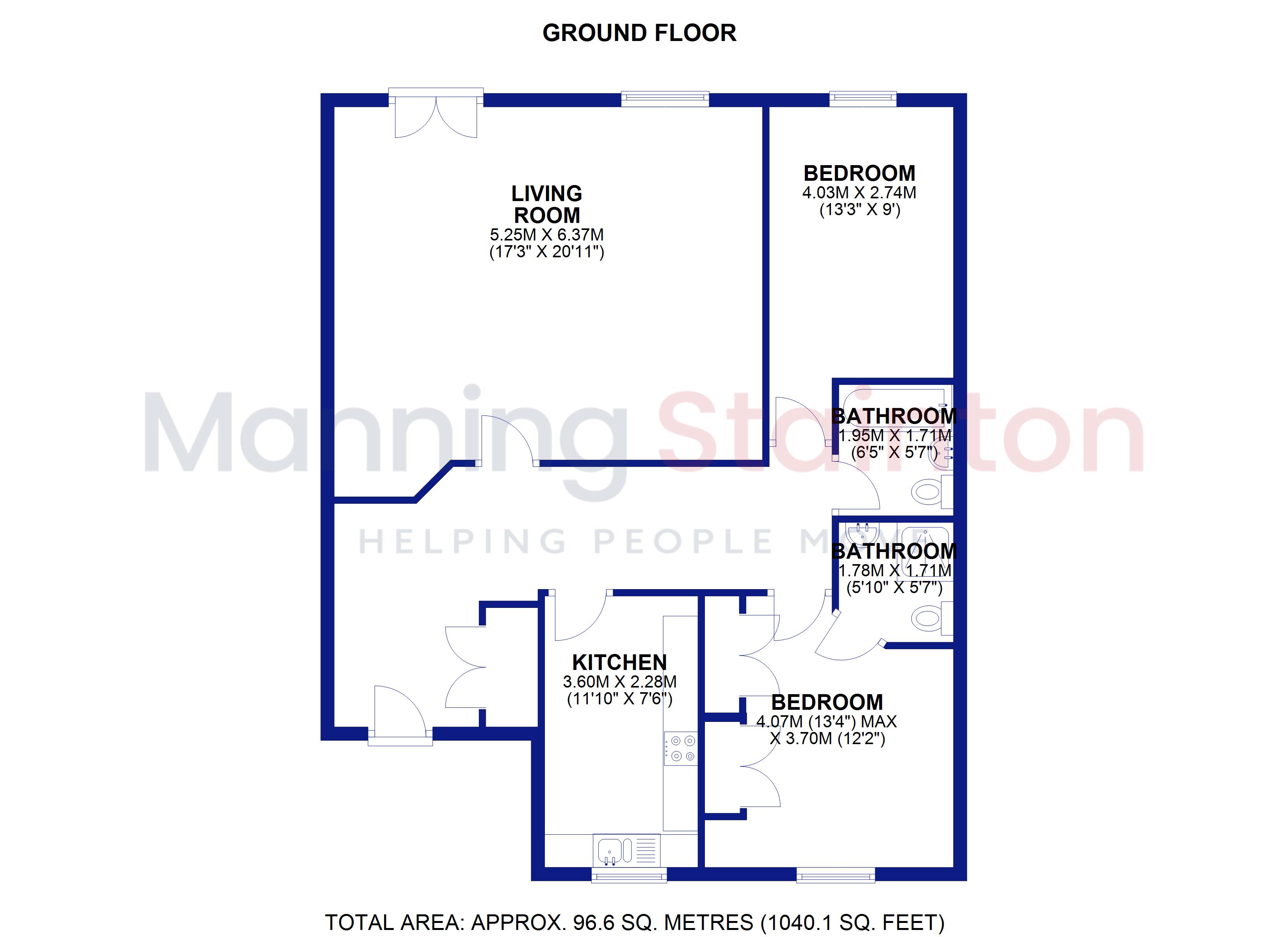 16, Stoneleigh Court, West Yorkshire floorplan