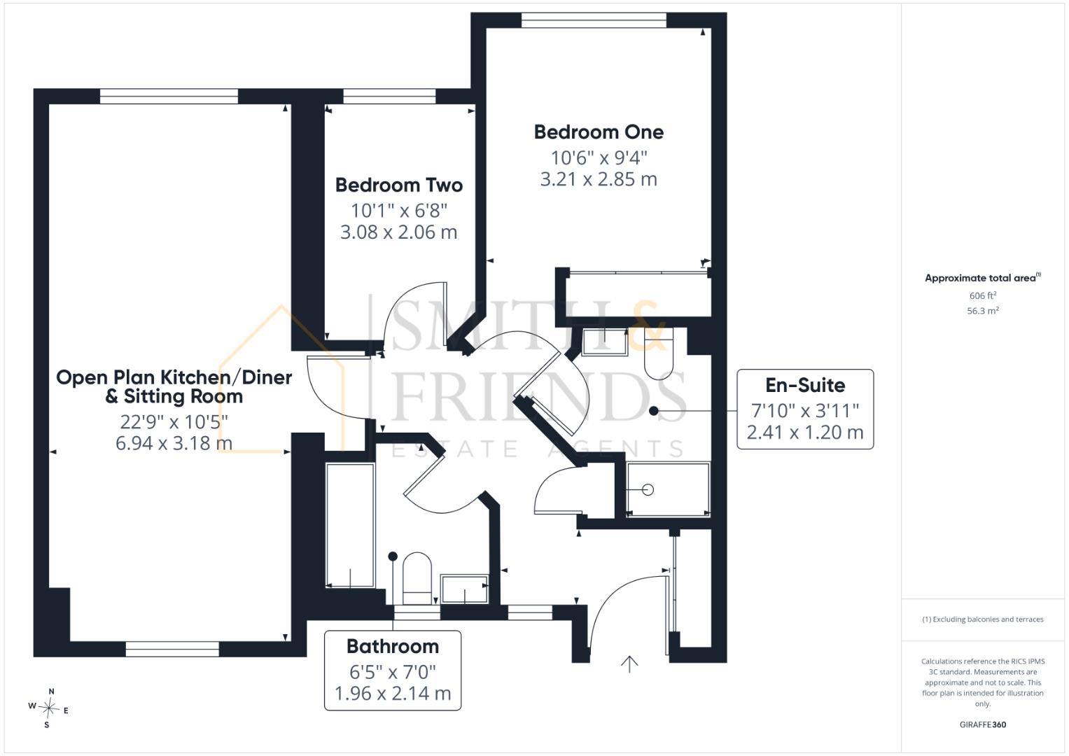 5, Lavender Flats, Hartlepool floorplan