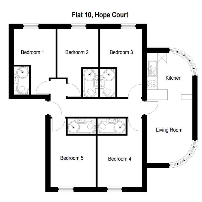 Hope Court, Prince of Wales Road, Exeter floorplan