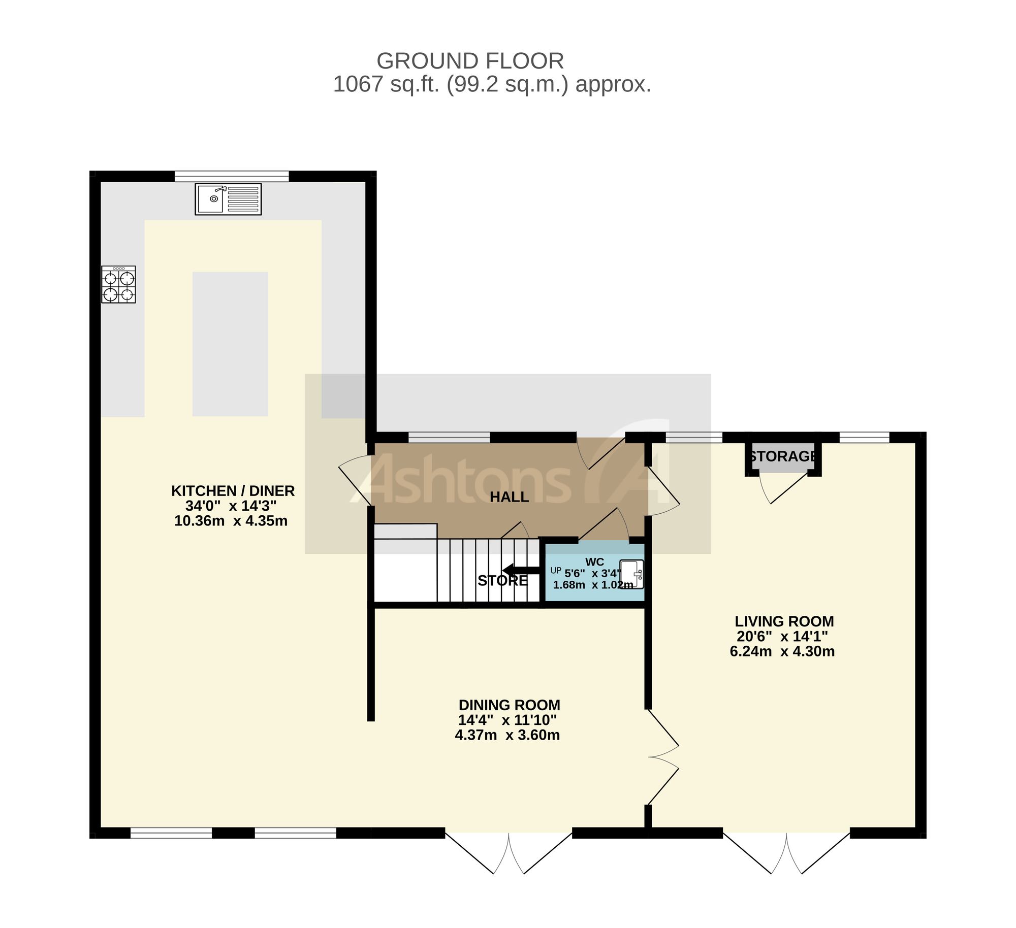 2 The Stables, Manchester floorplan