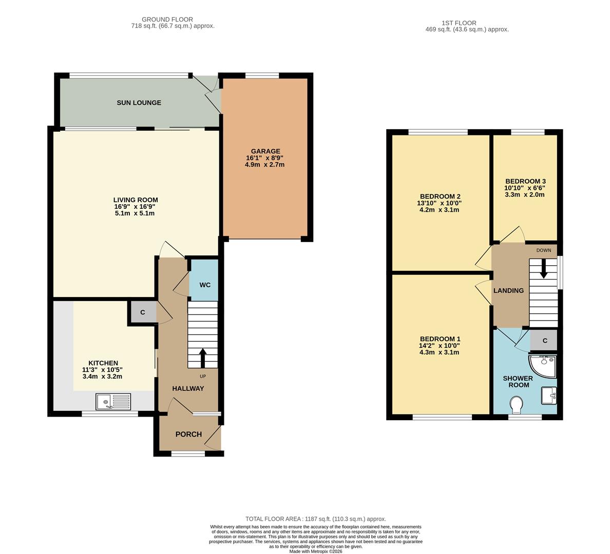 18, Cormorant Drive, St. Austell floorplan