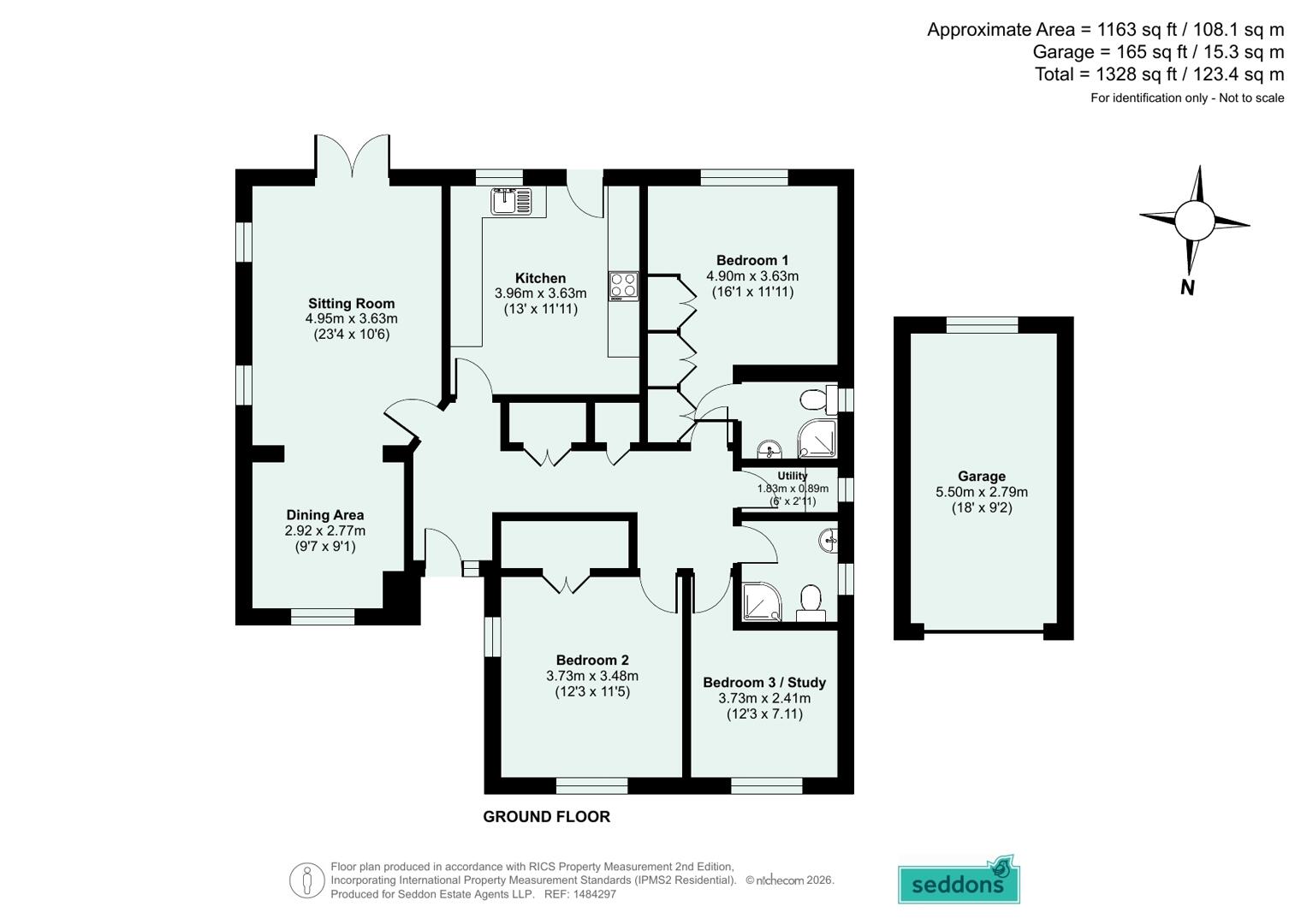 2, The Green, Dulverton floorplan