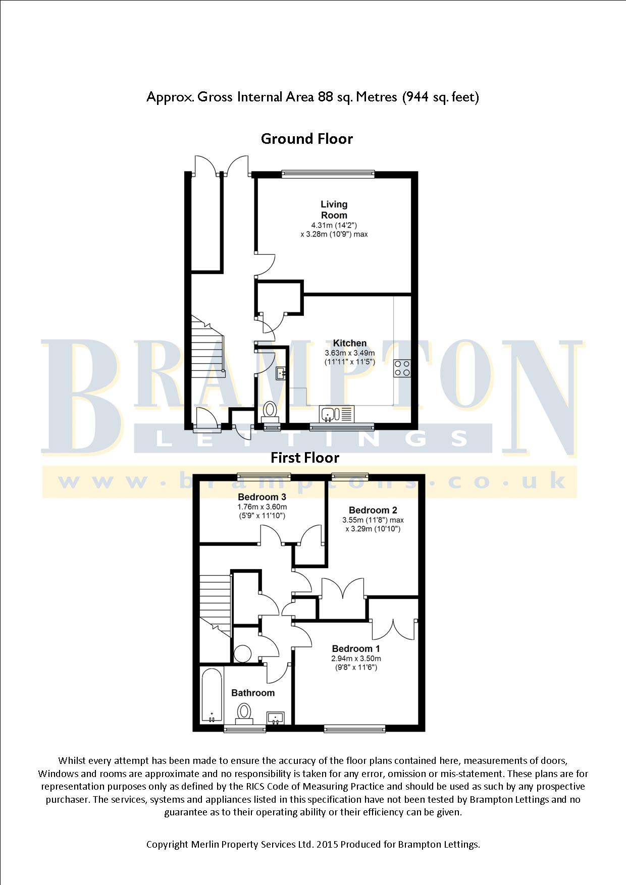 3 Bedrooms Terraced house to rent in Maude Road, Wilton Park, Beaconsfield HP9