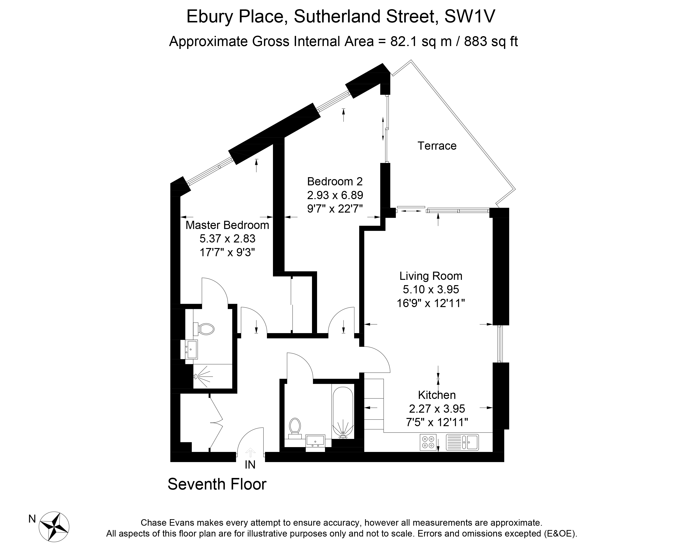 2 Bedrooms Flat to rent in Ebury Apartments, Sutherland Street, Pimlico SW1V