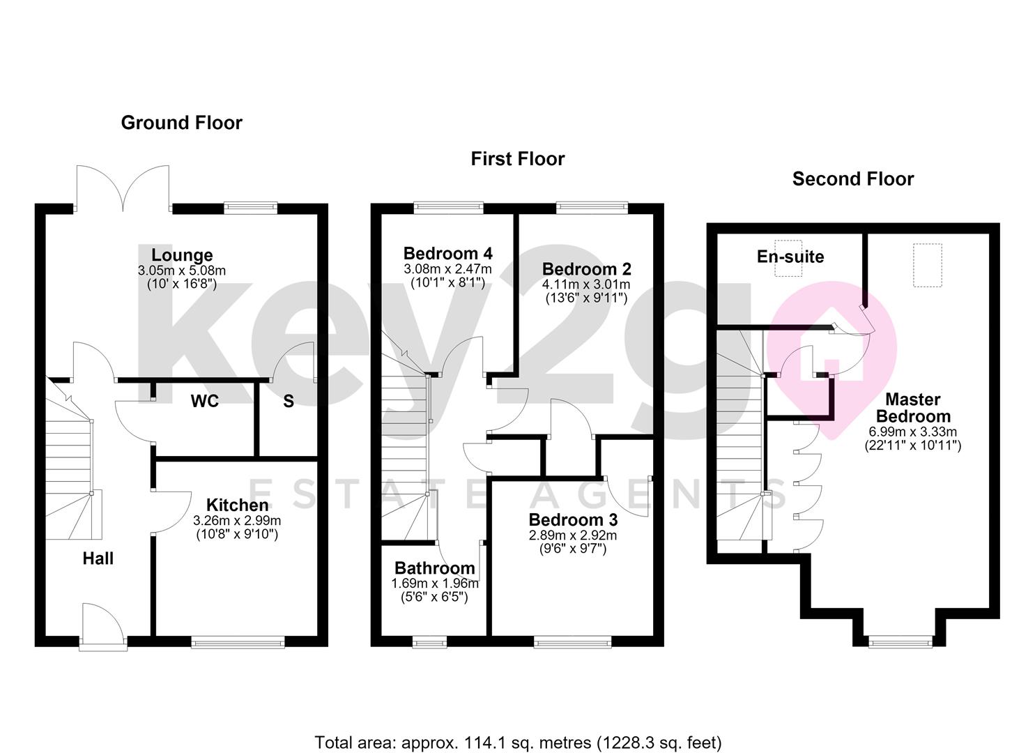 27, Crown Crescent, Chesterfield floorplan