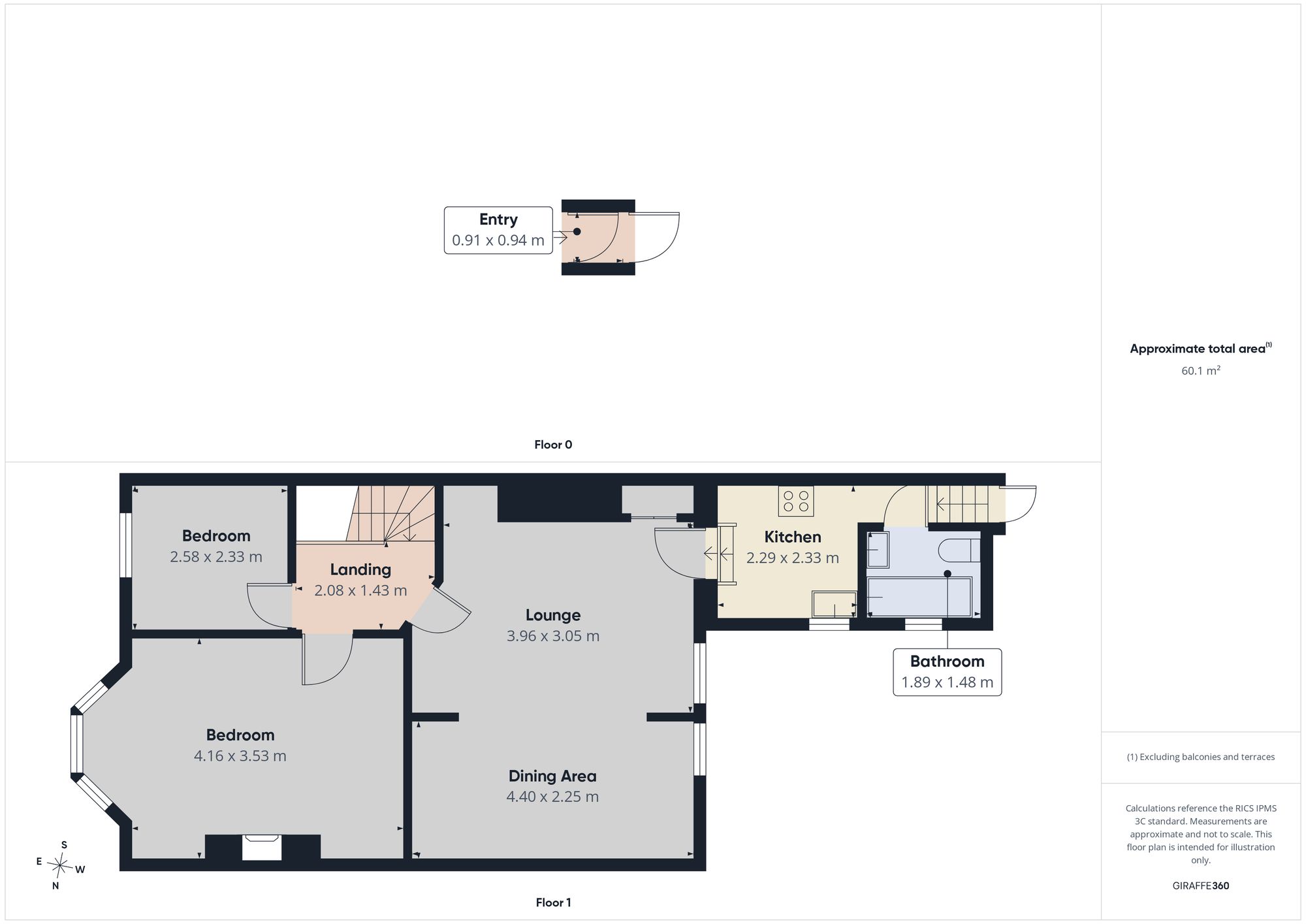 42 Fern Dene Road, Gateshead floorplan
