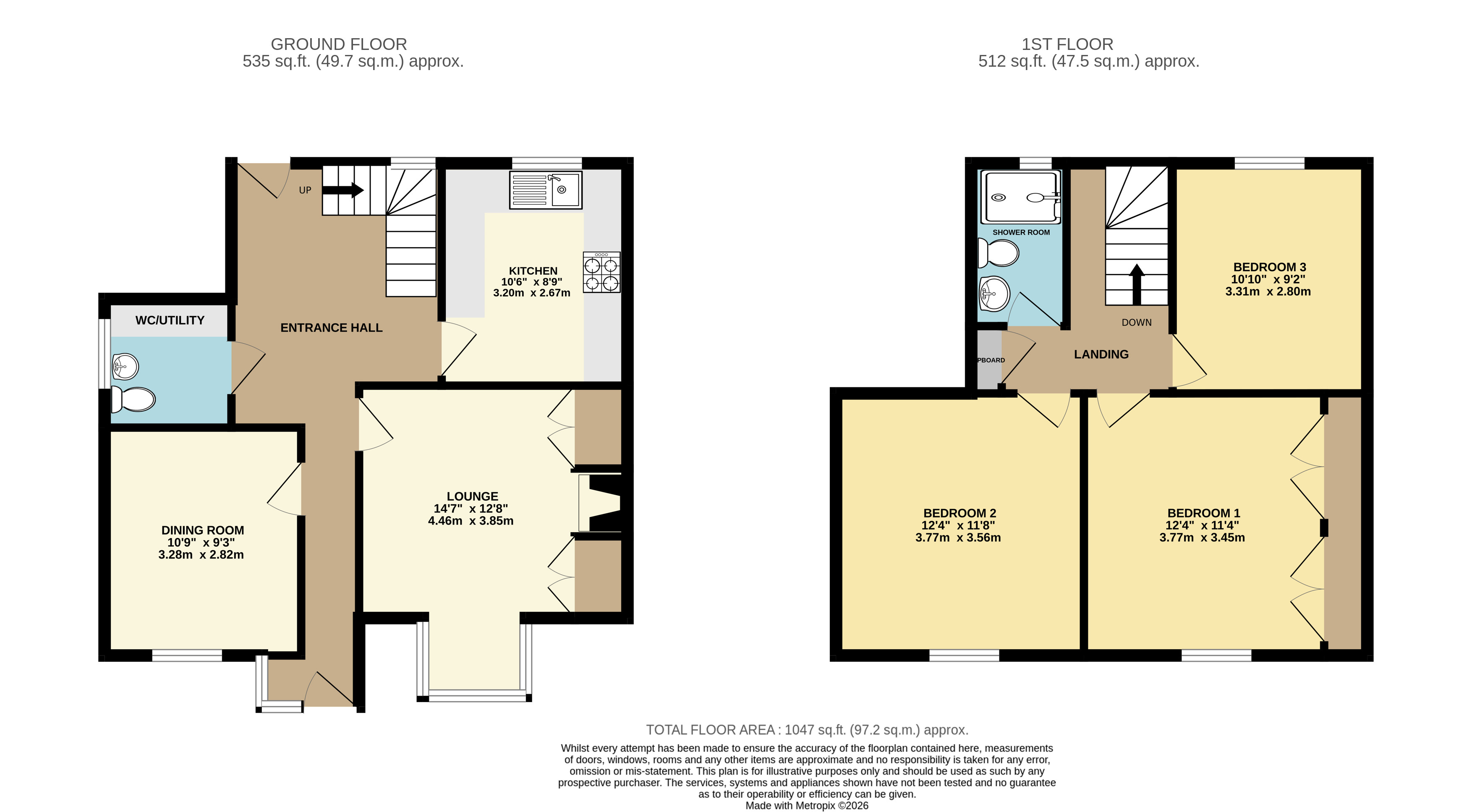 Horns Cross, Devon floorplan