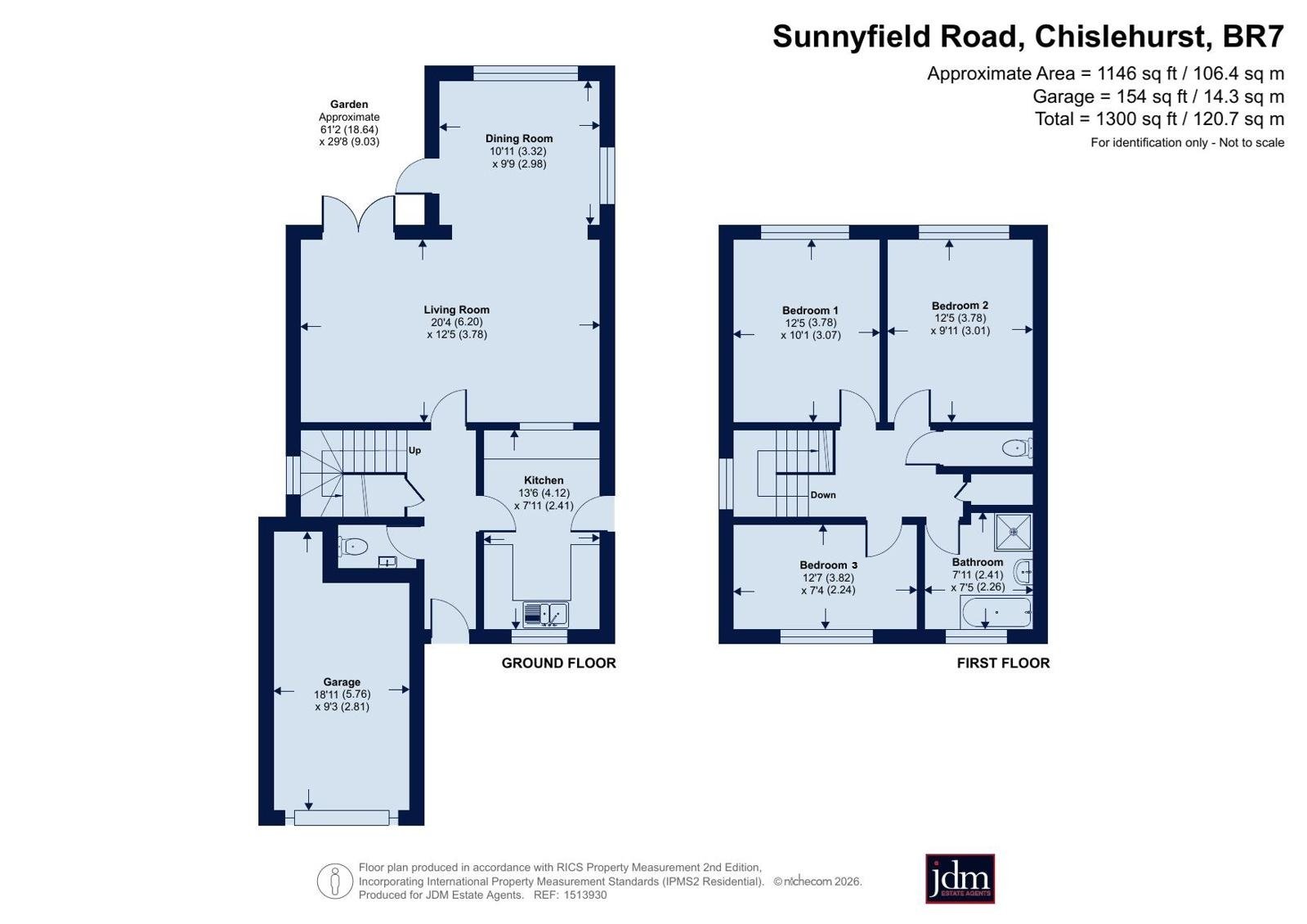 Silver Birches, 11, Sunnyfield Road, Chislehurst floorplan