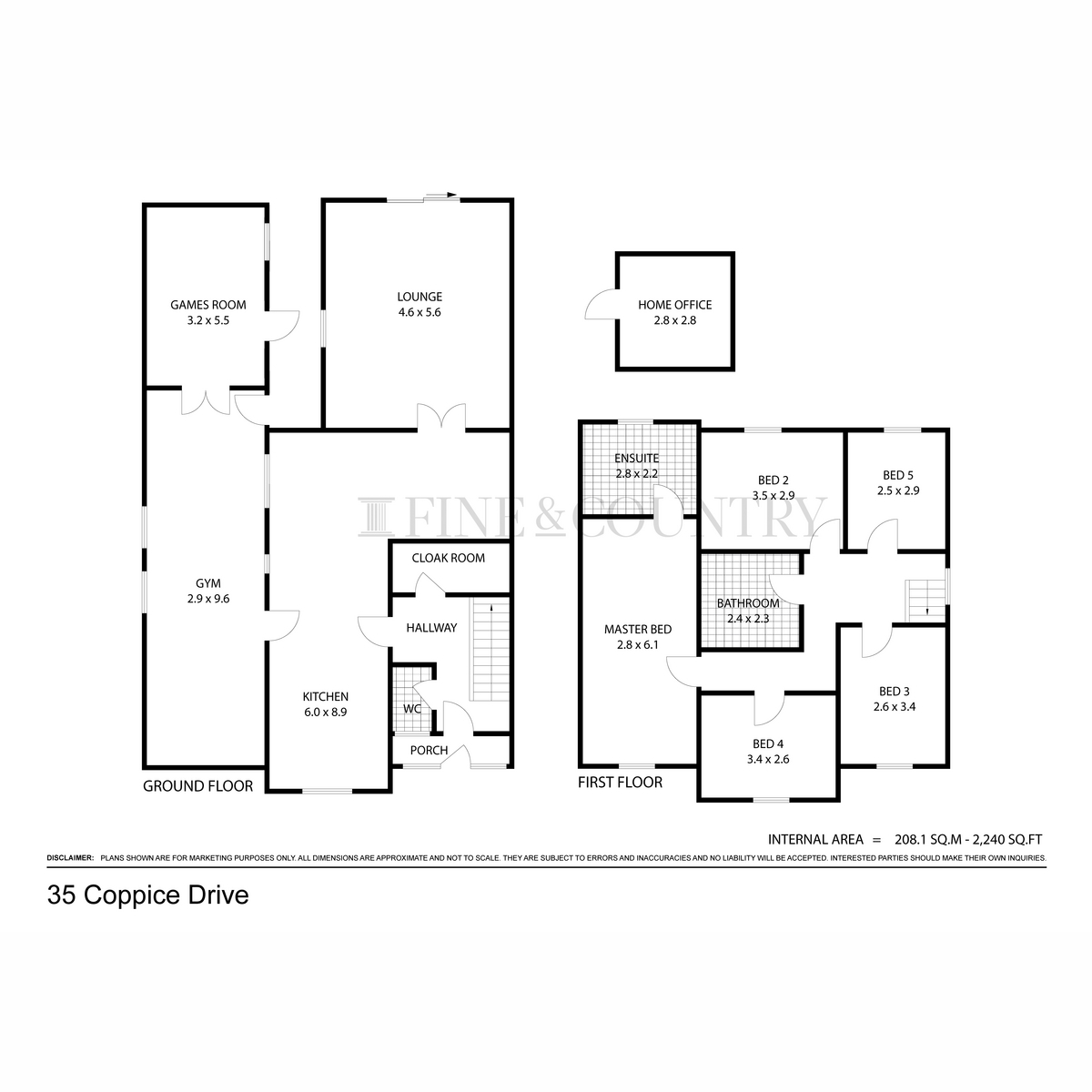 35, Coppice Drive, Heanor floorplan