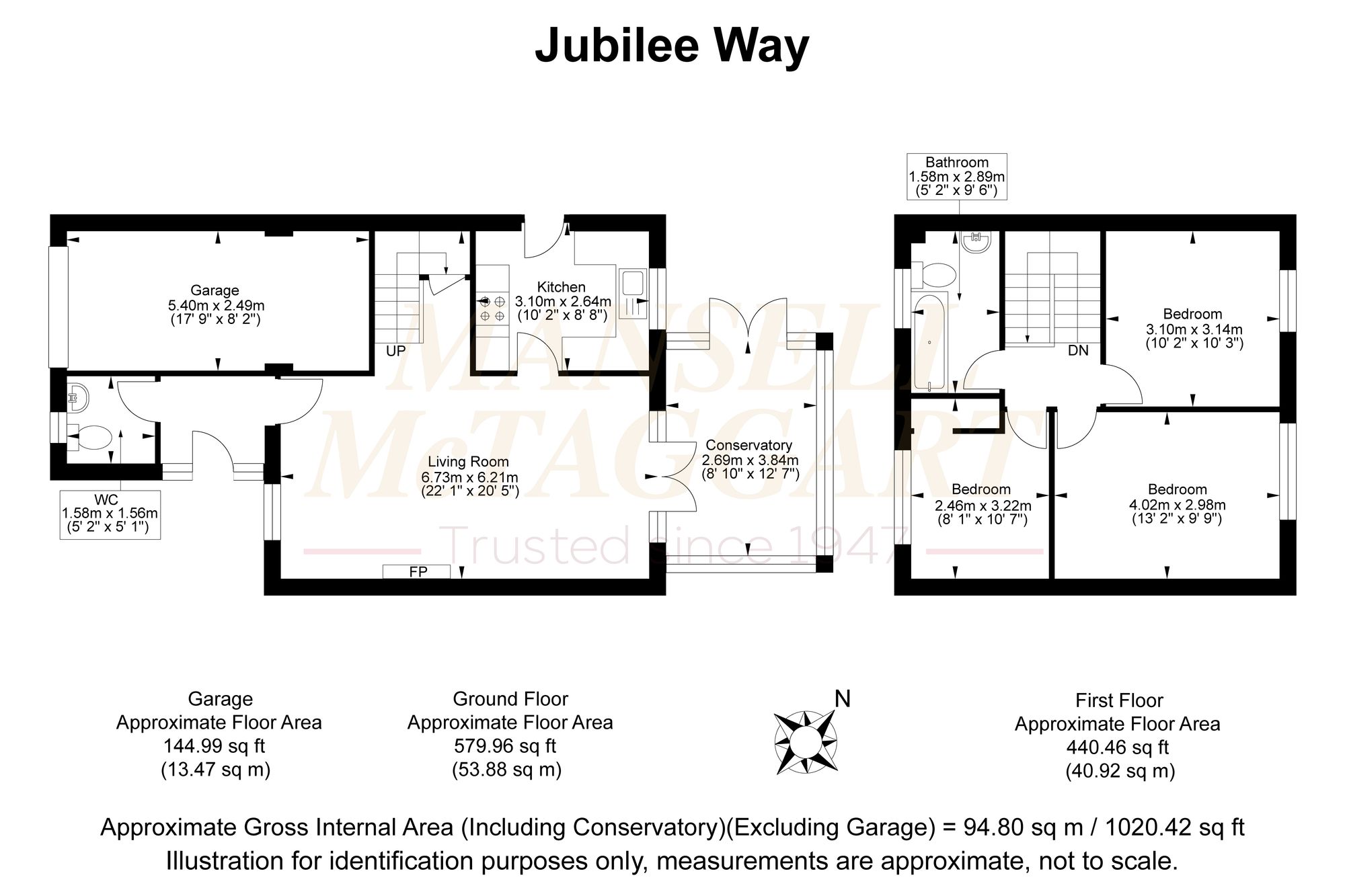 5 Jubilee Way, Pulborough floorplan
