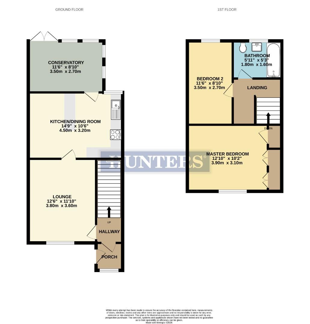 75, Redhills, Exeter floorplan