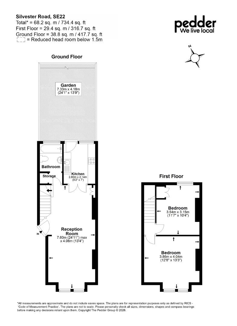 56a, Silvester Road, London floorplan