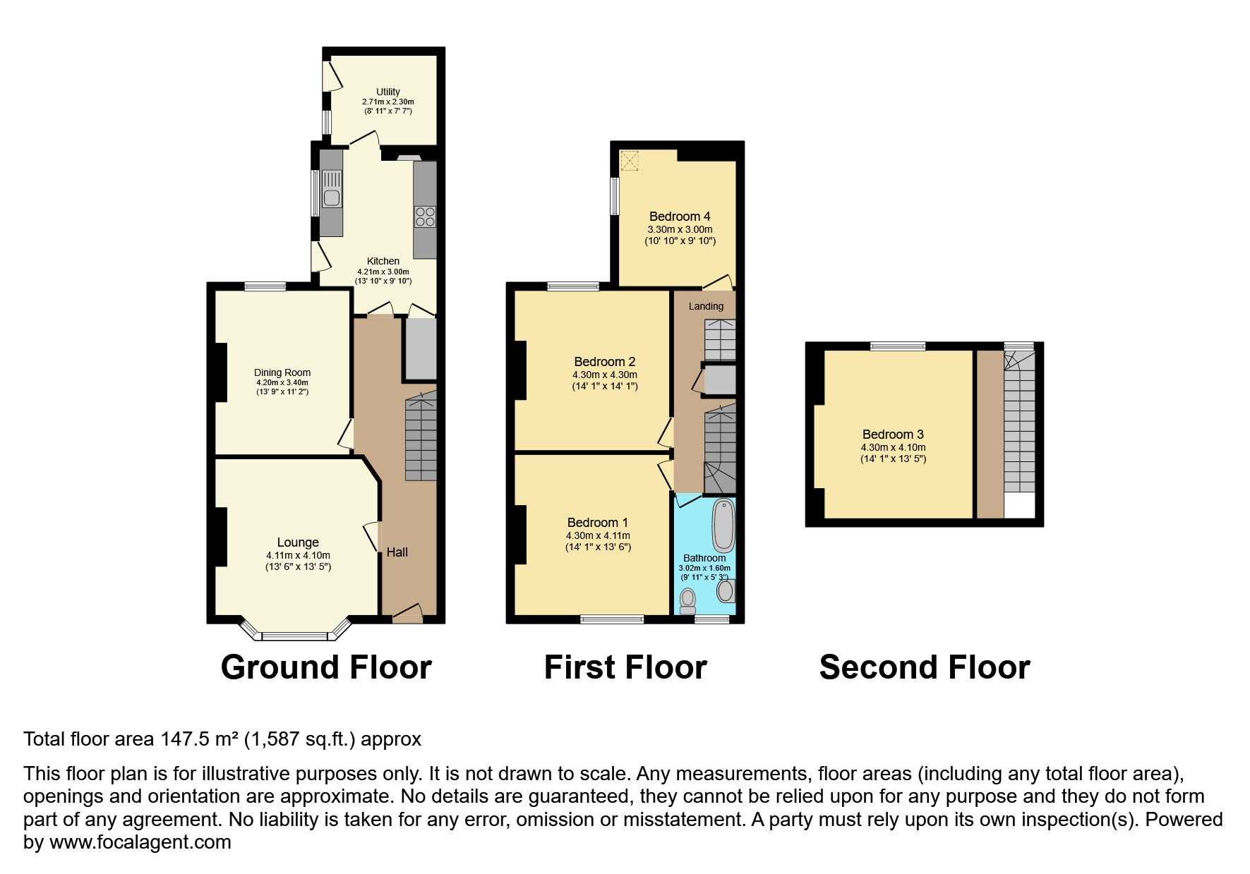32, Goddard Hall Road, Sheffield floorplan