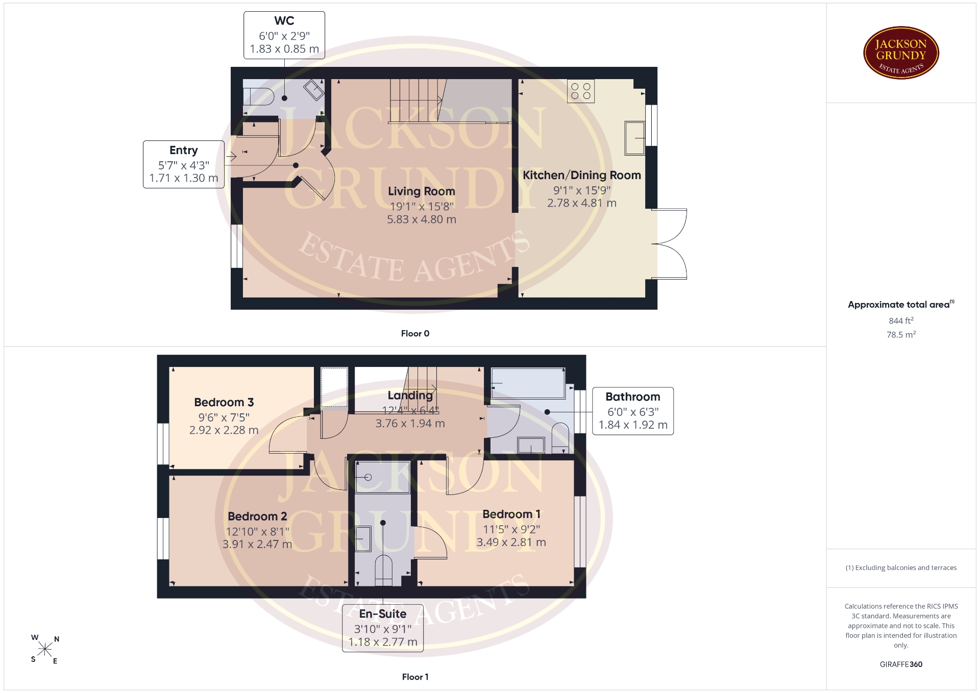 3, Harebell Road, Northampton floorplan