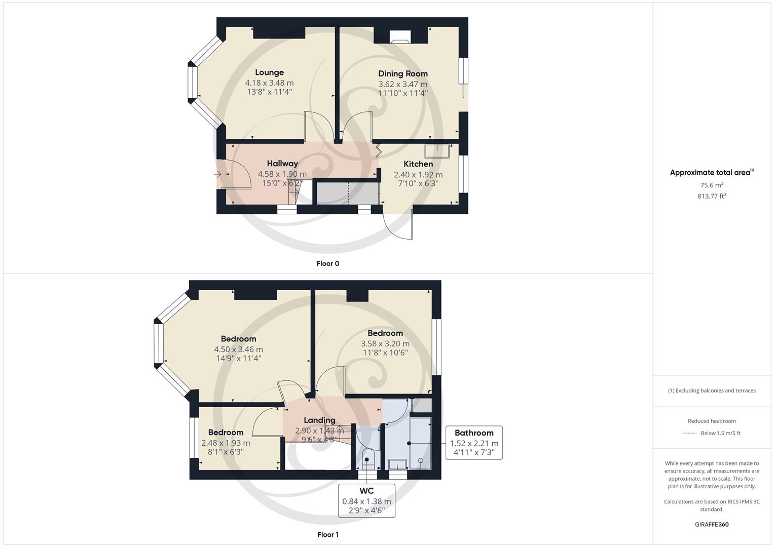 17, Hawks Nest Gardens West, Leeds floorplan