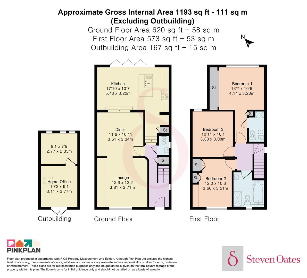 100, North Road, Hertford floorplan