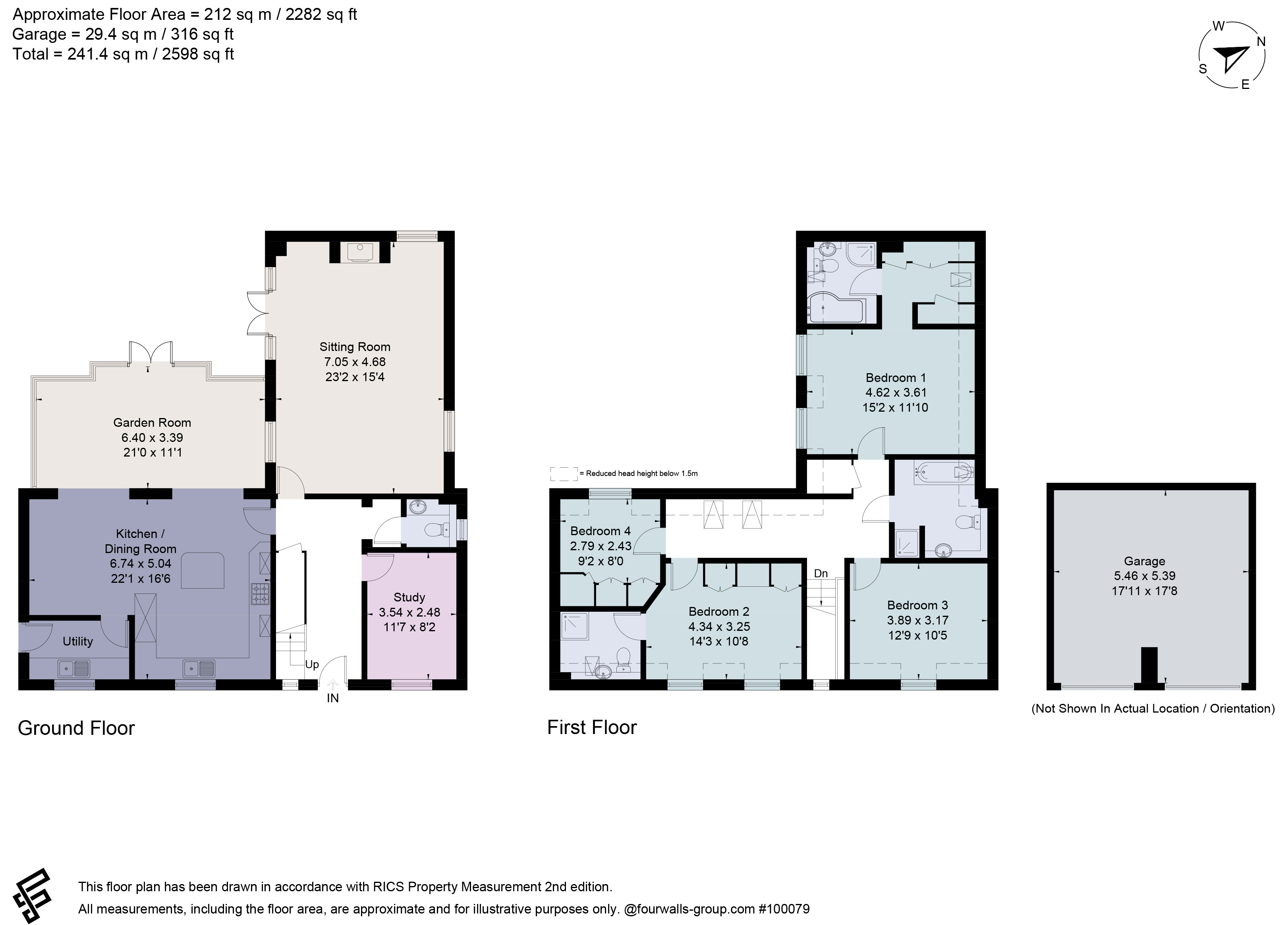 Saddlers, 5, The Paddocks, Cheltenham floorplan