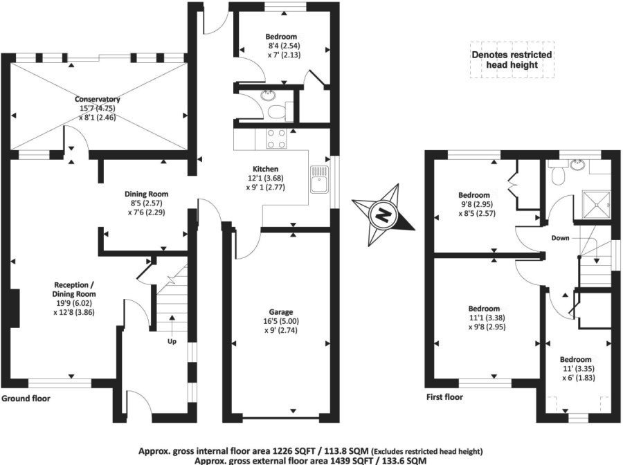 4 Bedrooms Semi-detached house for sale in Northwood Avenue, Knaphill, Woking GU21