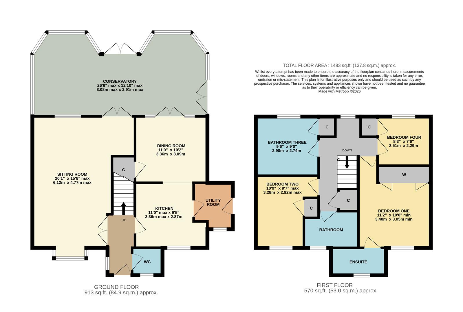 51, Buckingham Road, Chippenham floorplan